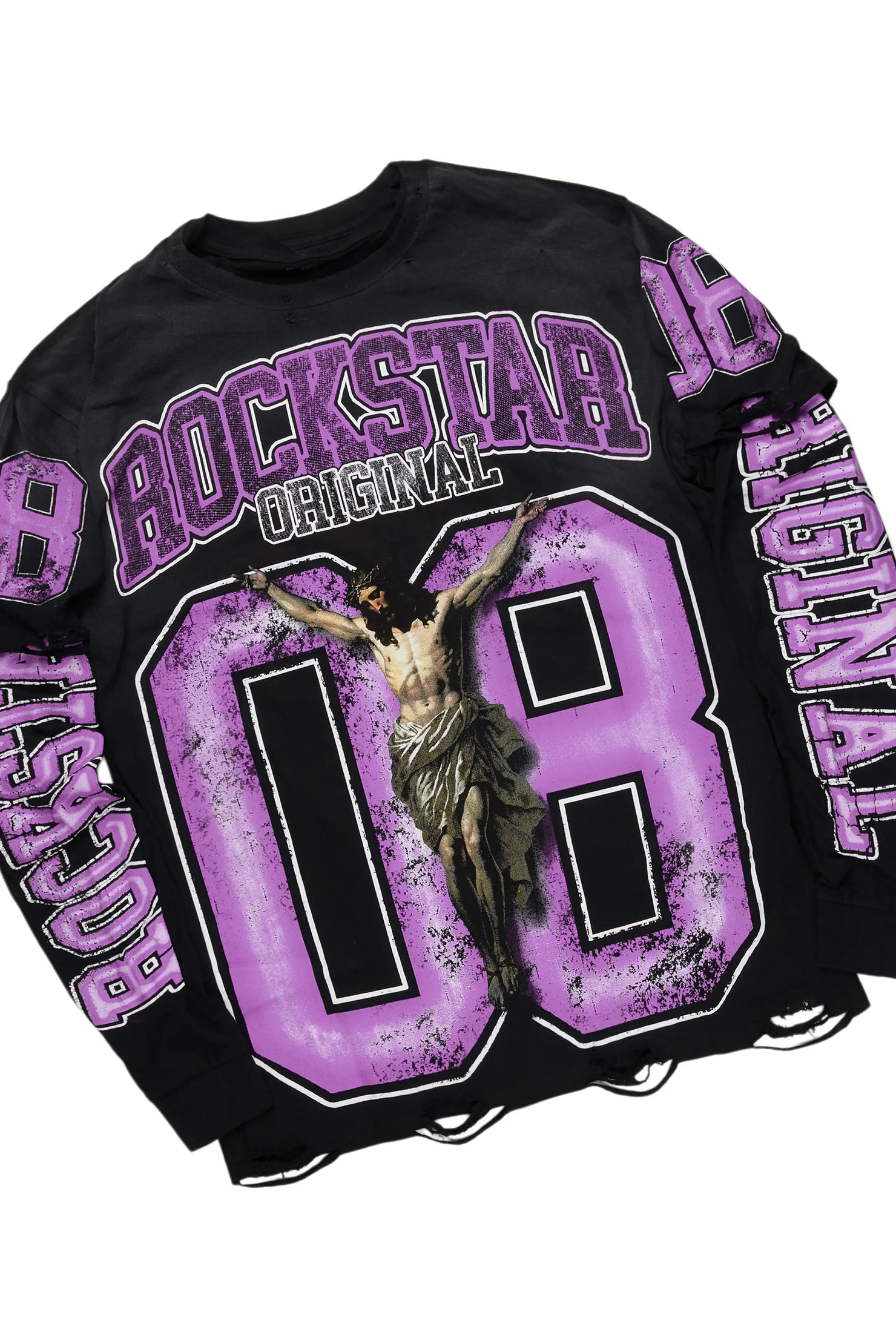 Fields Black/Purple Double Layer T-Shirt & Ayami Tapestry Jean Bundle