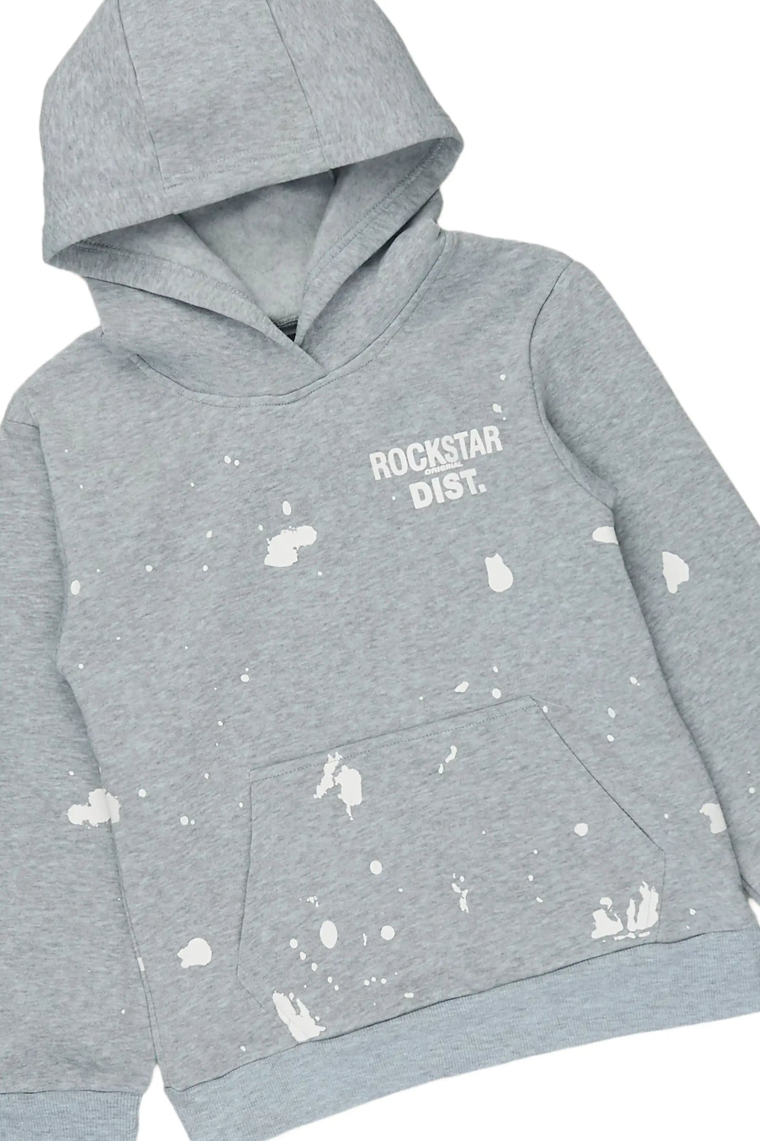 Girls Just Between Us Heather Grey Short Set