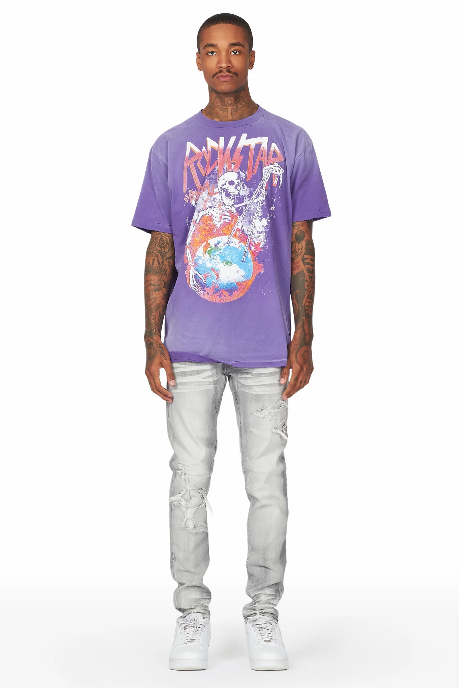 Harrison Grey Stretch Jean