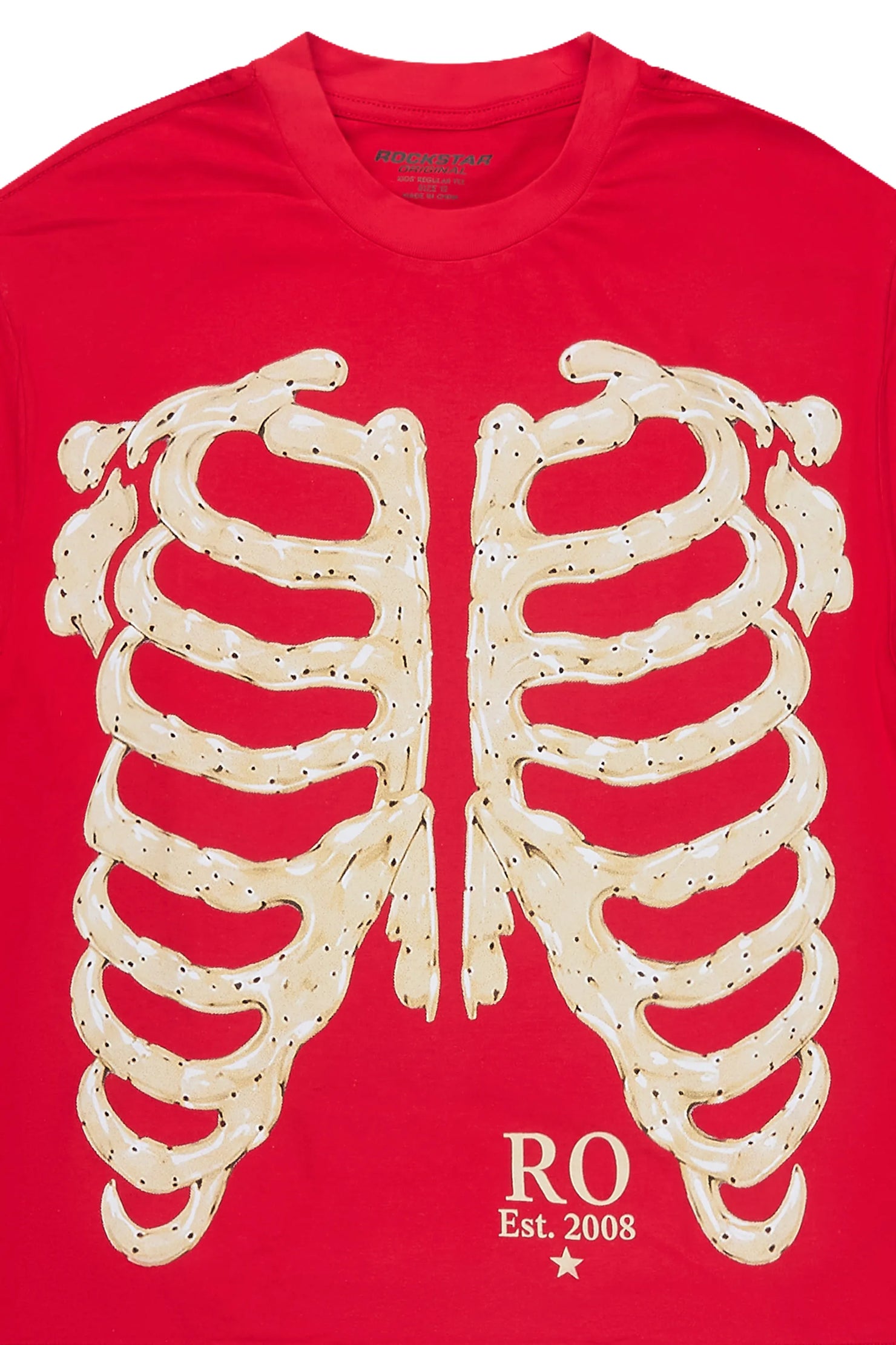 Boys Vermis Red Grapchic T-Shirt