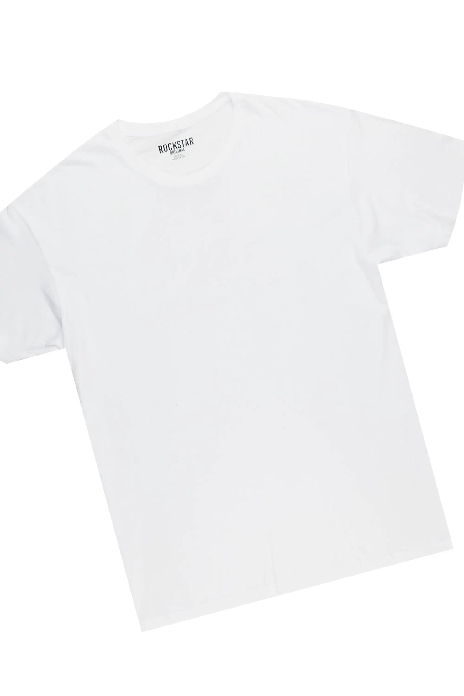 Basic Heather Grey T-Shirt/Stacked Track Pant Set