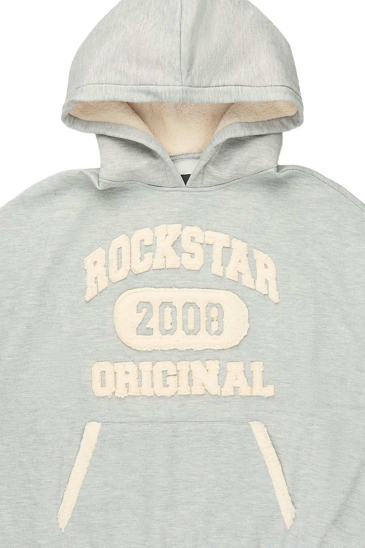Meleg Heather Grey Graphic Hoodie
