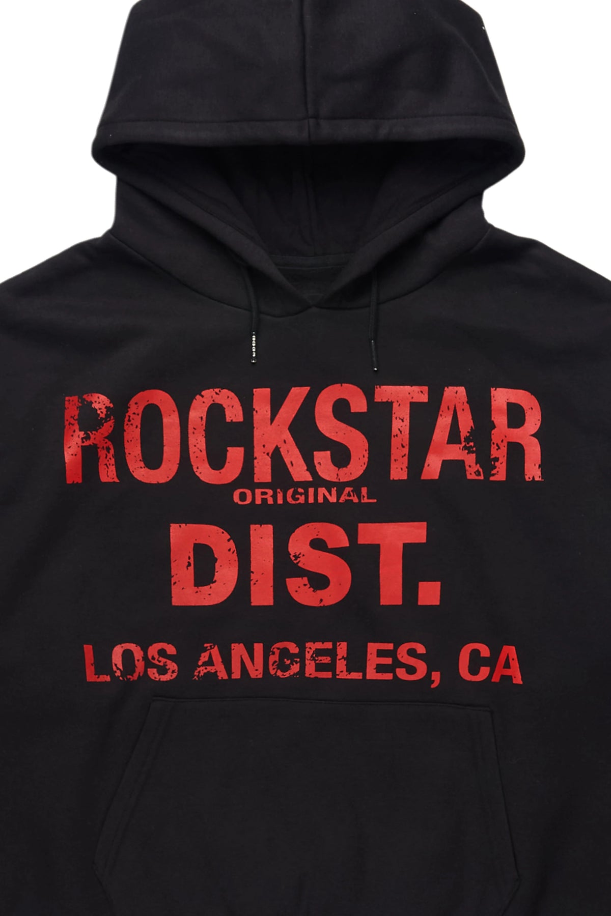 Saxon Black/Red Graphic Hoodie