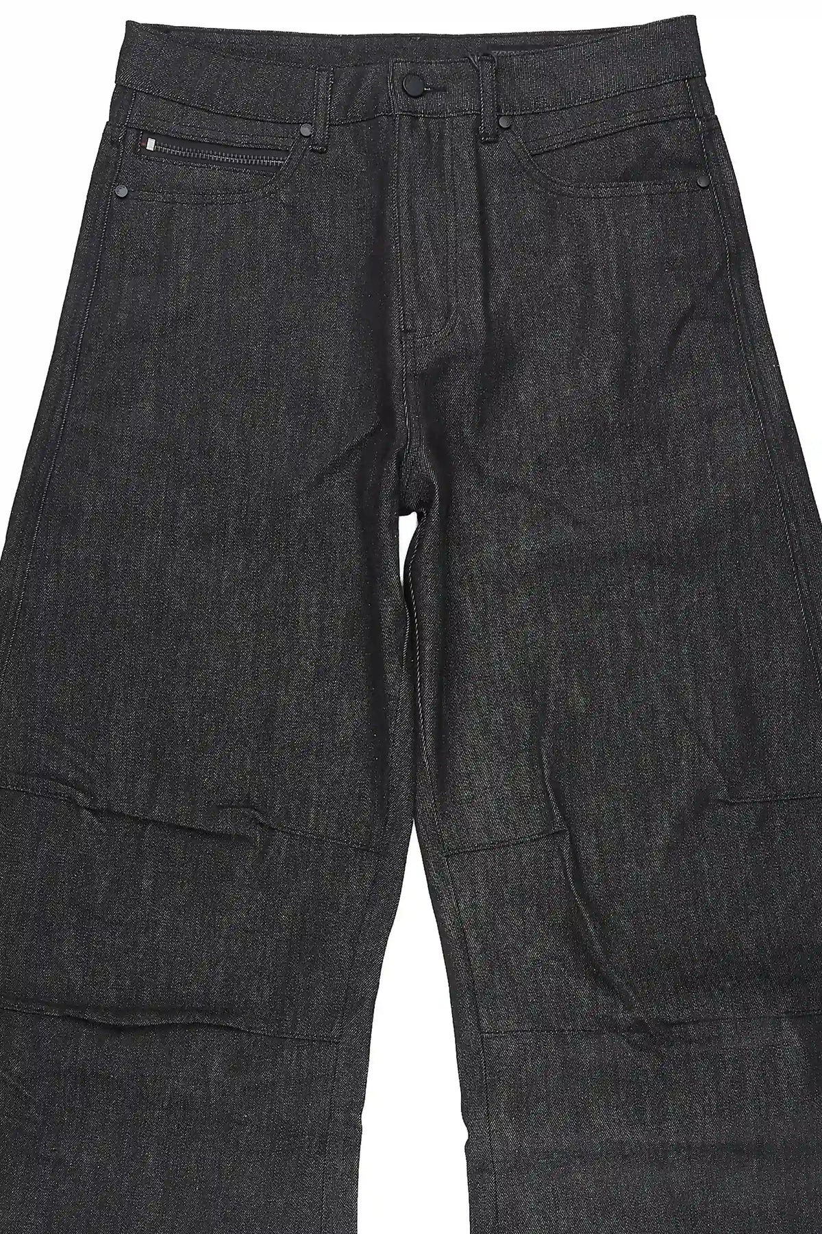 Fame Raw Black Barrel Fit Jean