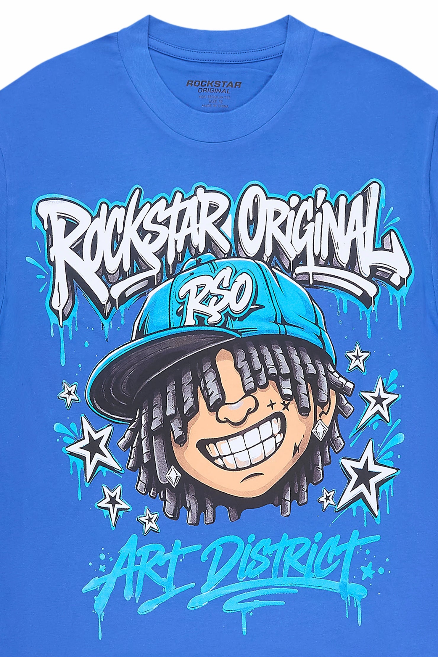 Boys Blade Royal Blue Graphic T-Shirt
