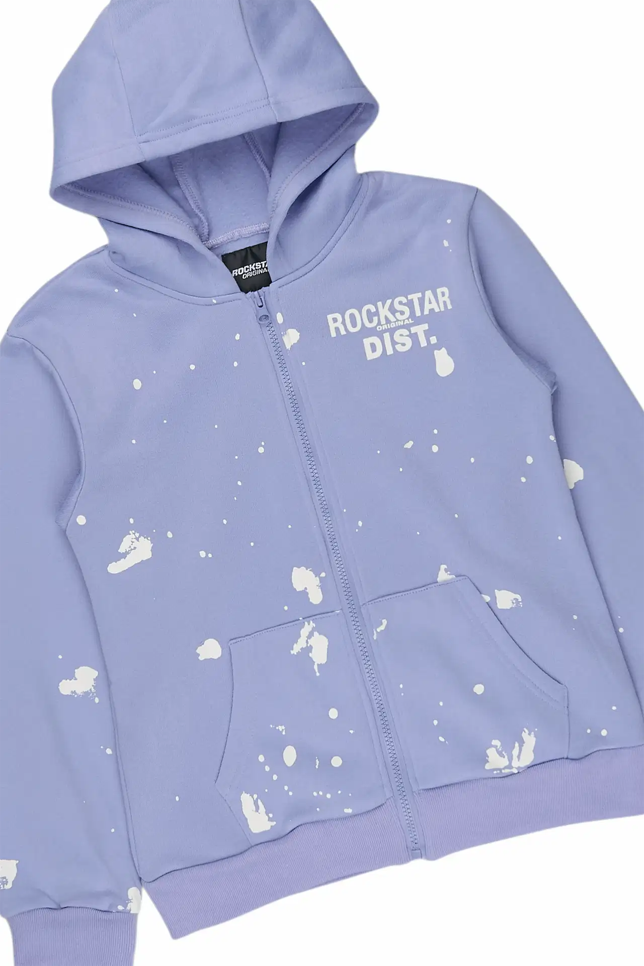 Girls Halloway Lavender Zip Up Stacked Flare Track Set