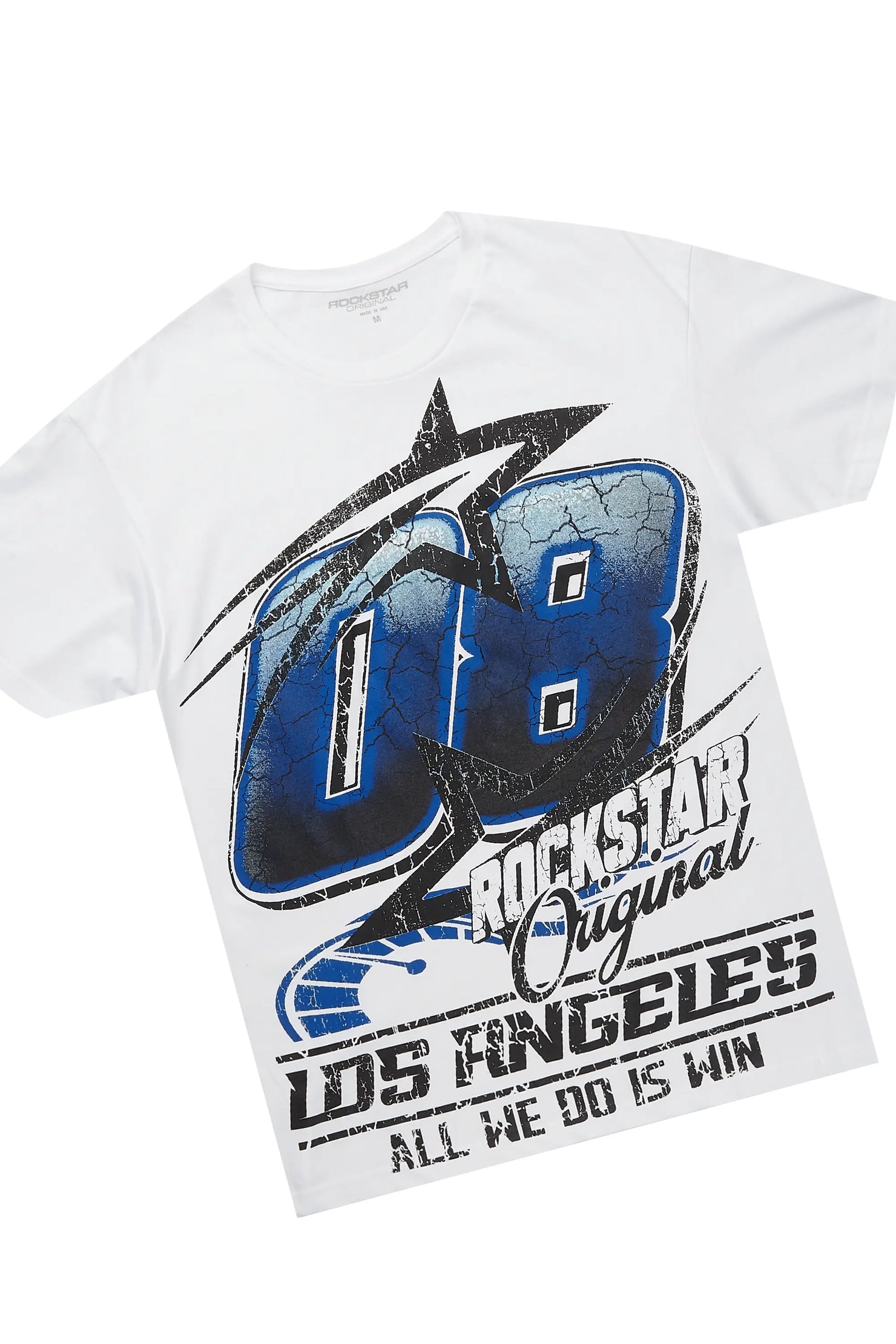 Shajara White T-Shirt Short Set