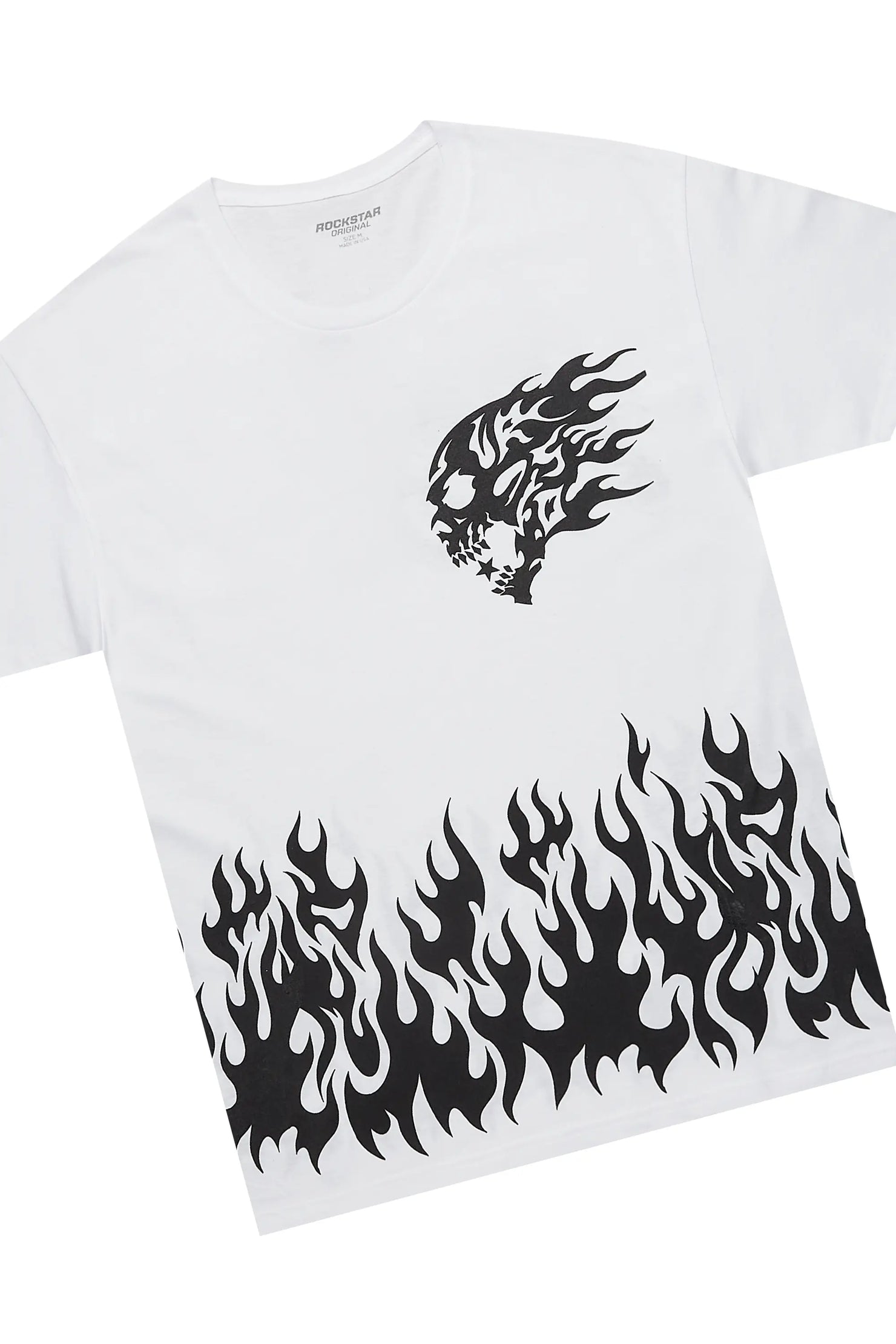 Bubble White/Navy T-Shirt/Stacked Flare Track Set