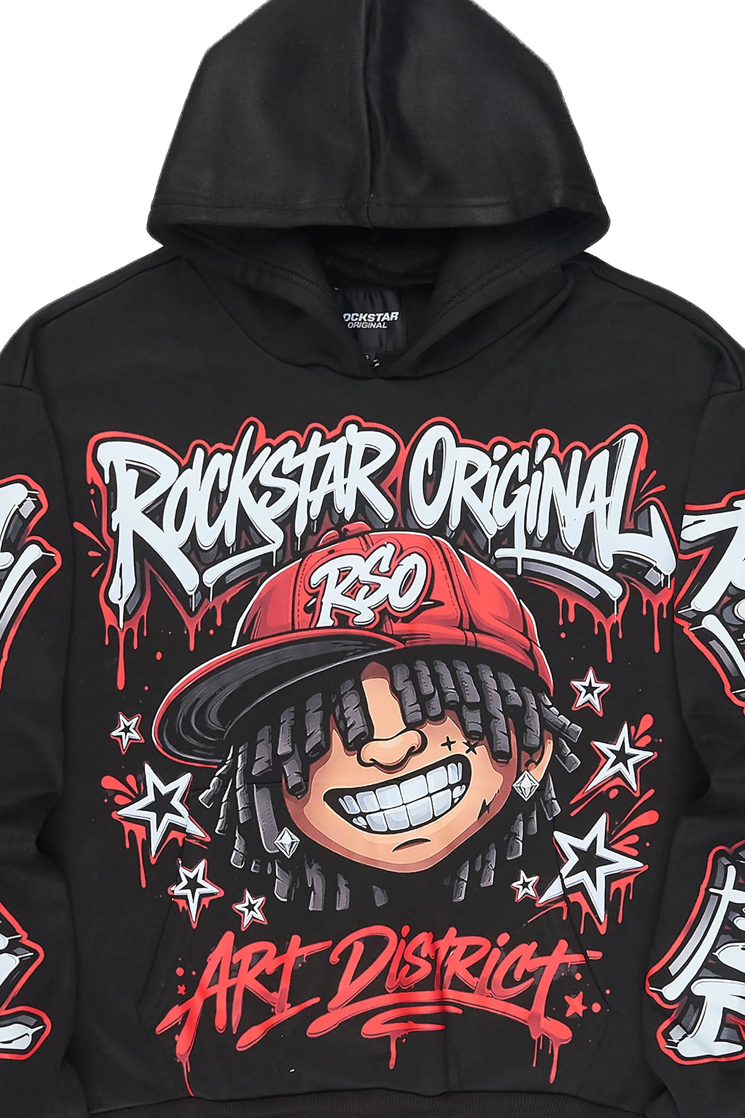 Boys Blade Black Graphic Hoodie