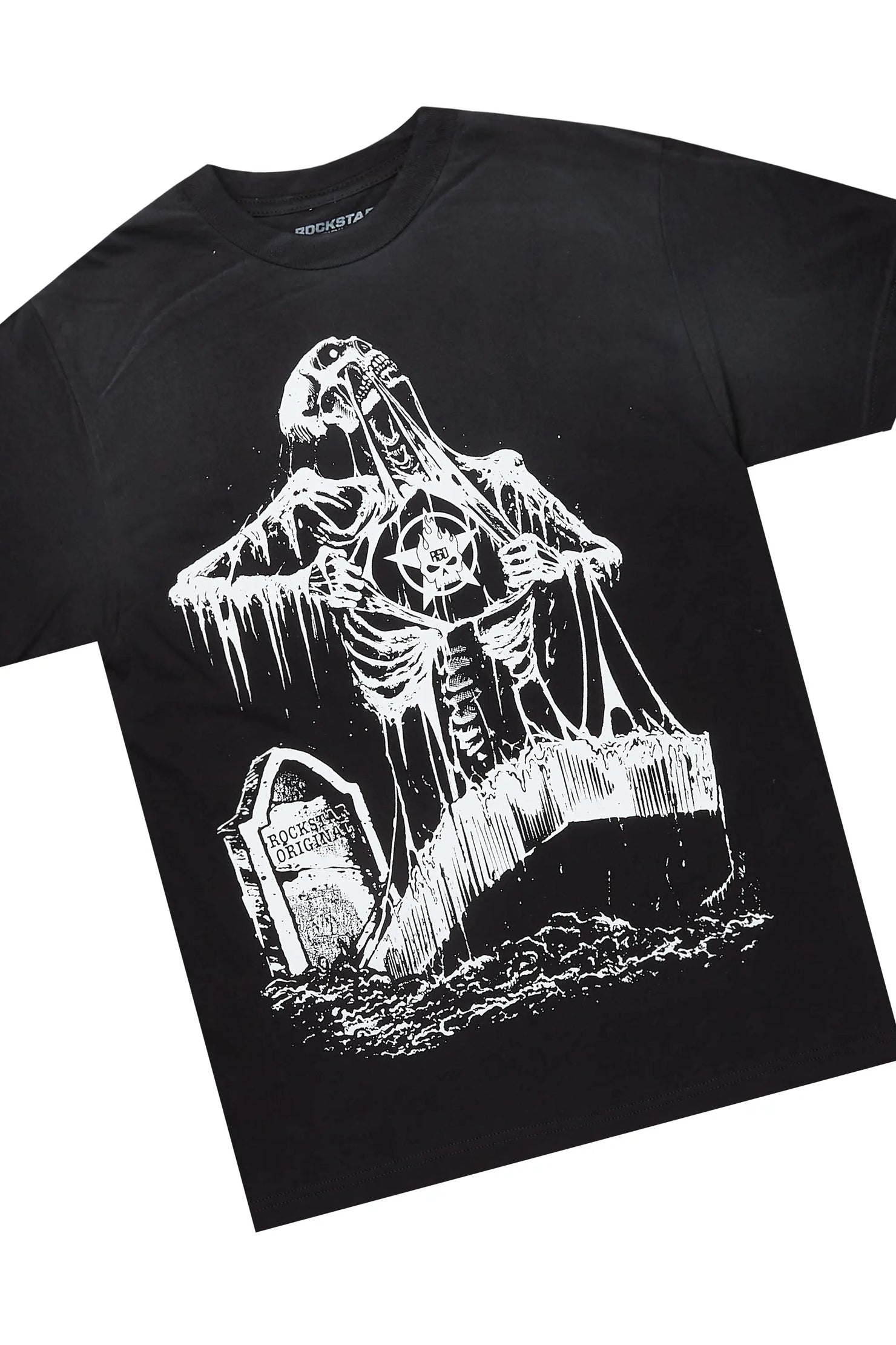 Brookwood Black T-Shirt/Stacked Track Set