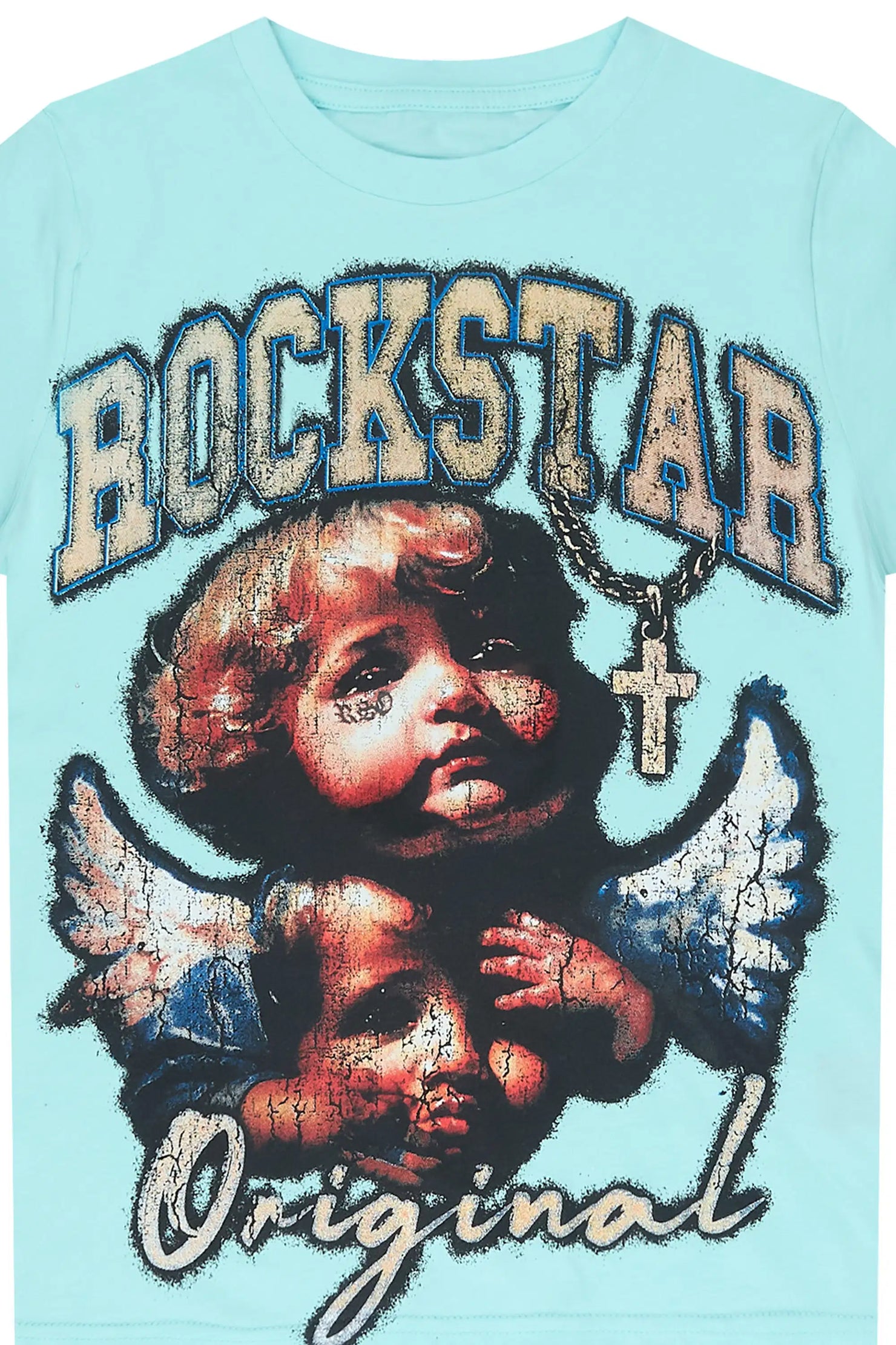 Boys Deiter Light Blue Graphic T-Shirt