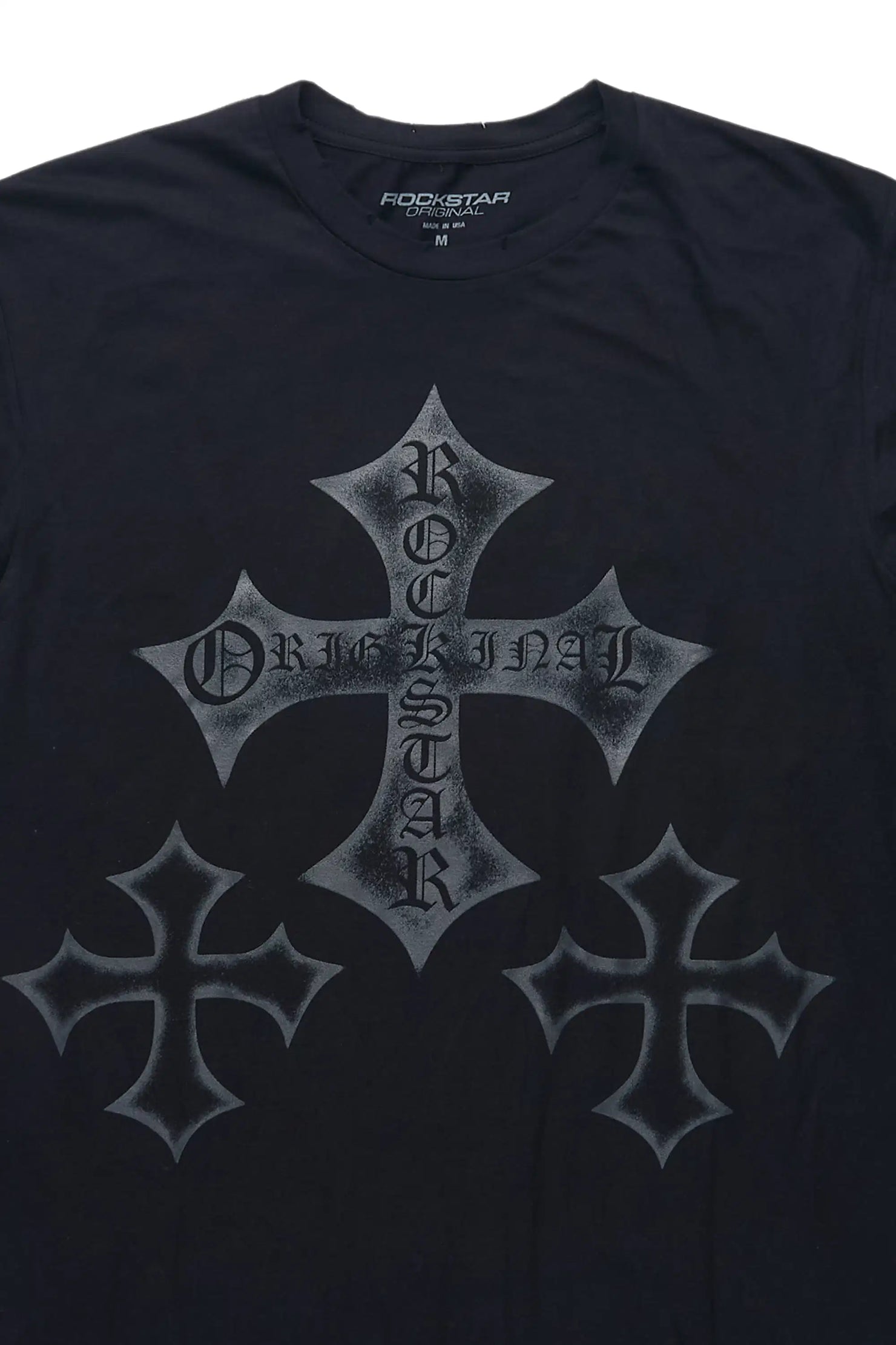 Marizon Black Cut off Tee