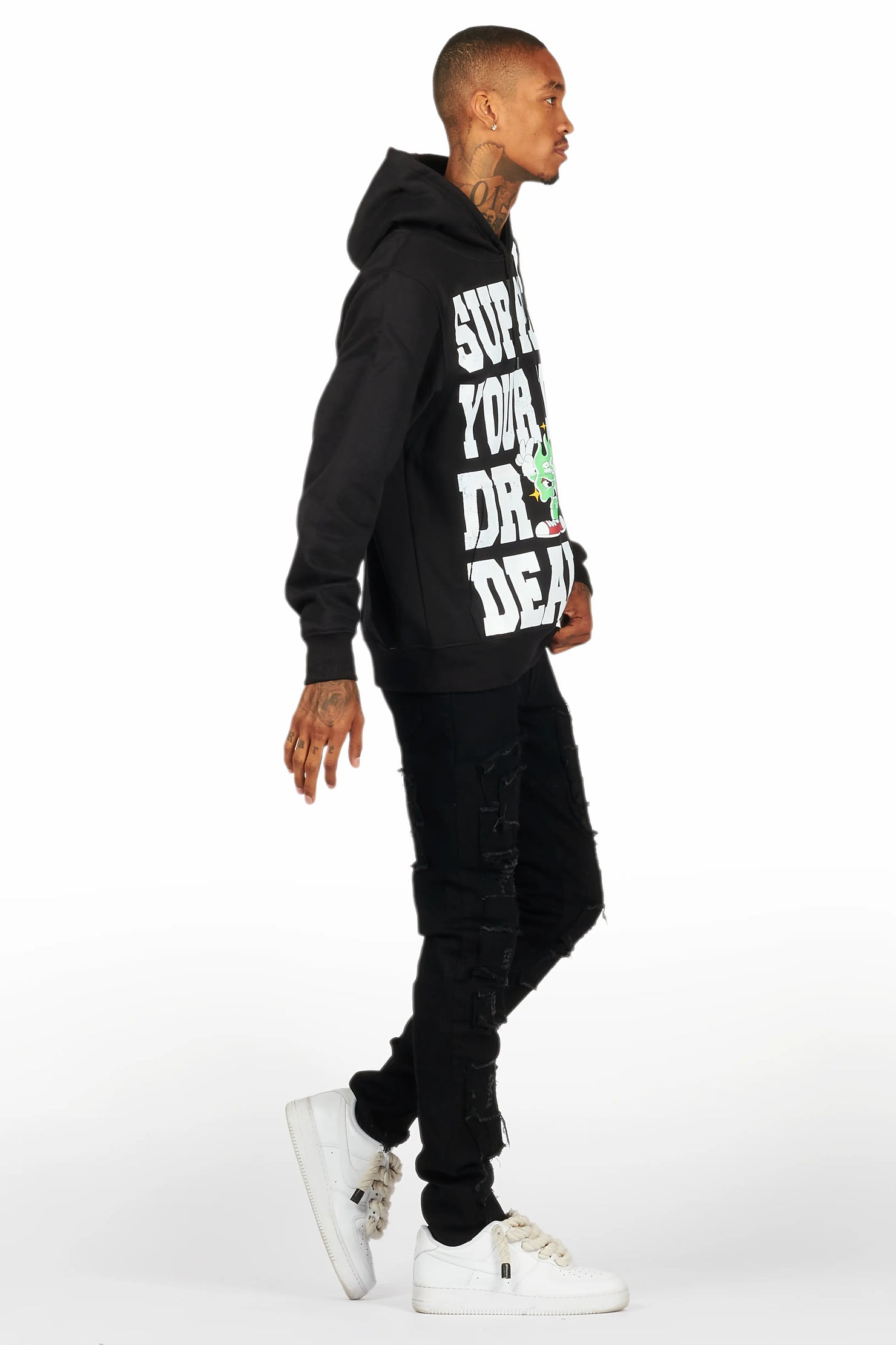 Tarl Black Hoodie & Camden Slim Fit Jean Bundle