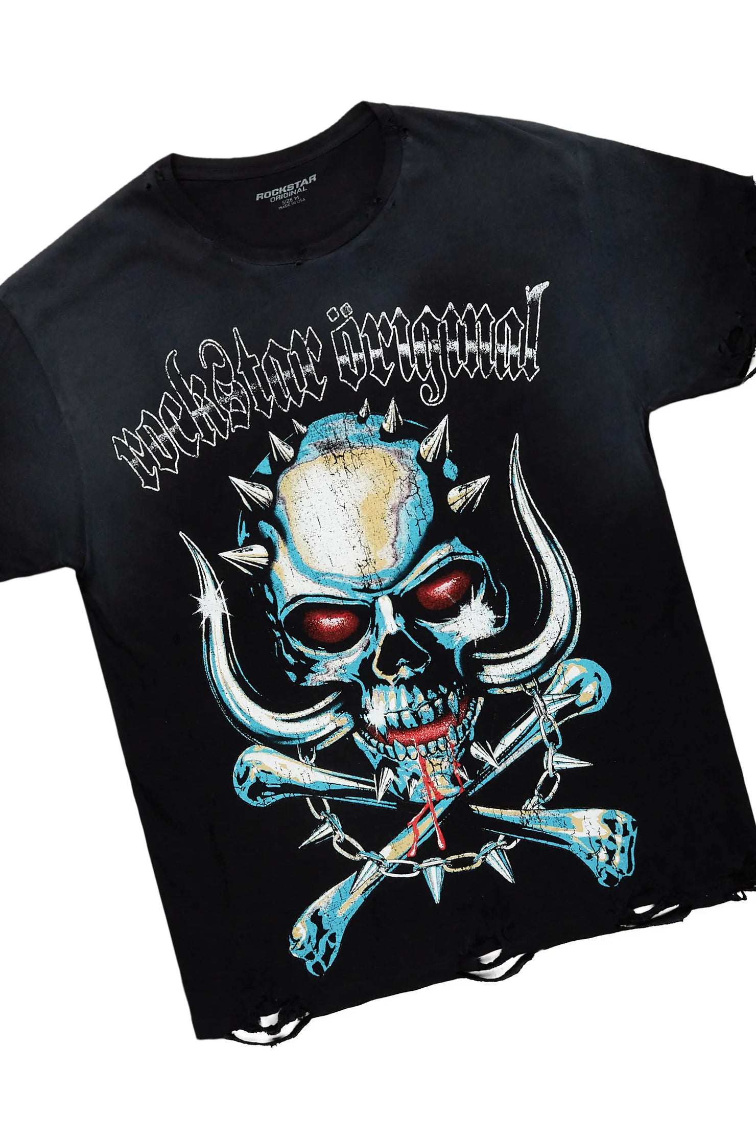 Inner Luv Black Oversized T-Shirt & Leopold Beige PU Stacked Flare Jean Bundle