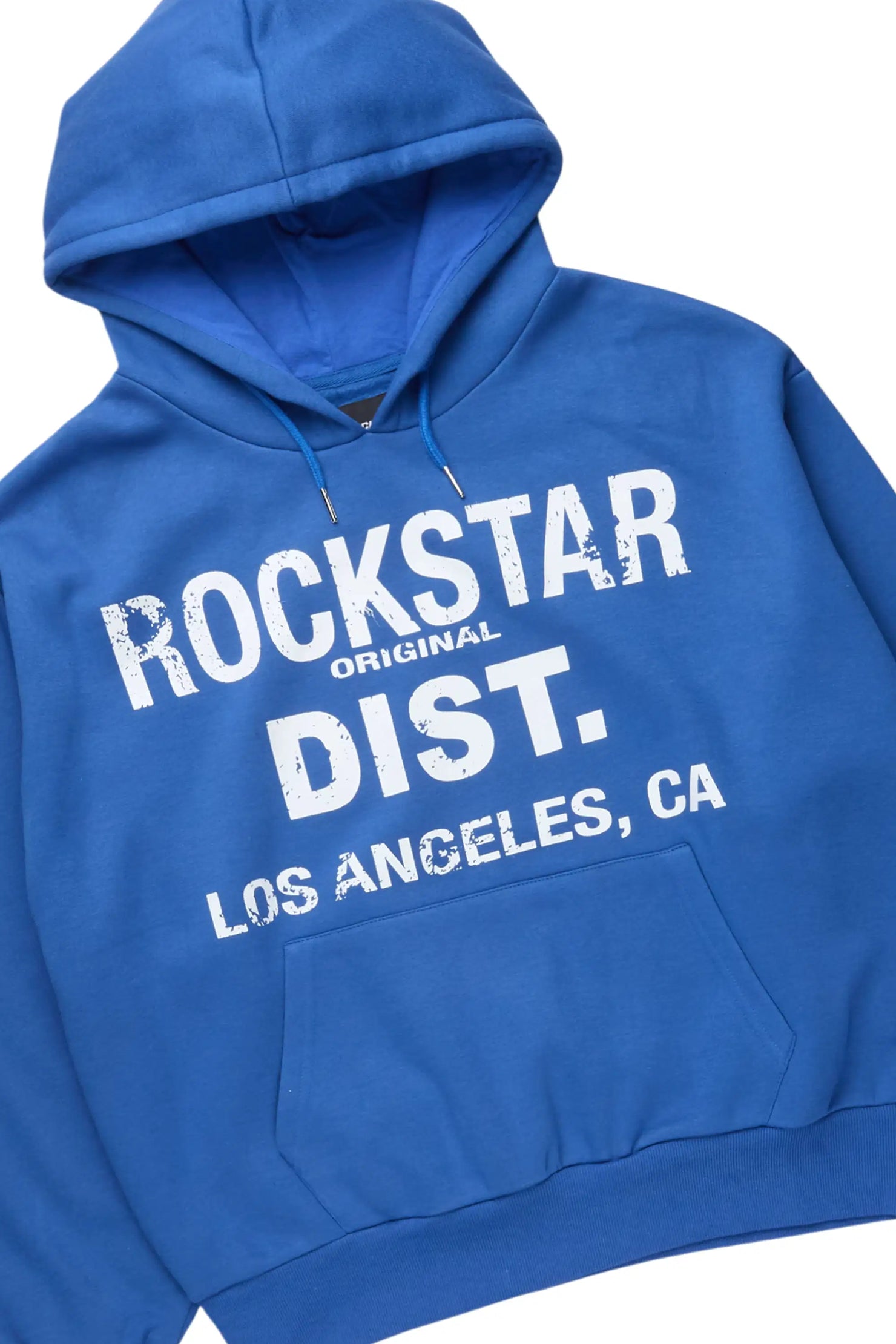 Saxon Royal/Blue Hoodie/Stacked Flare Jean Set