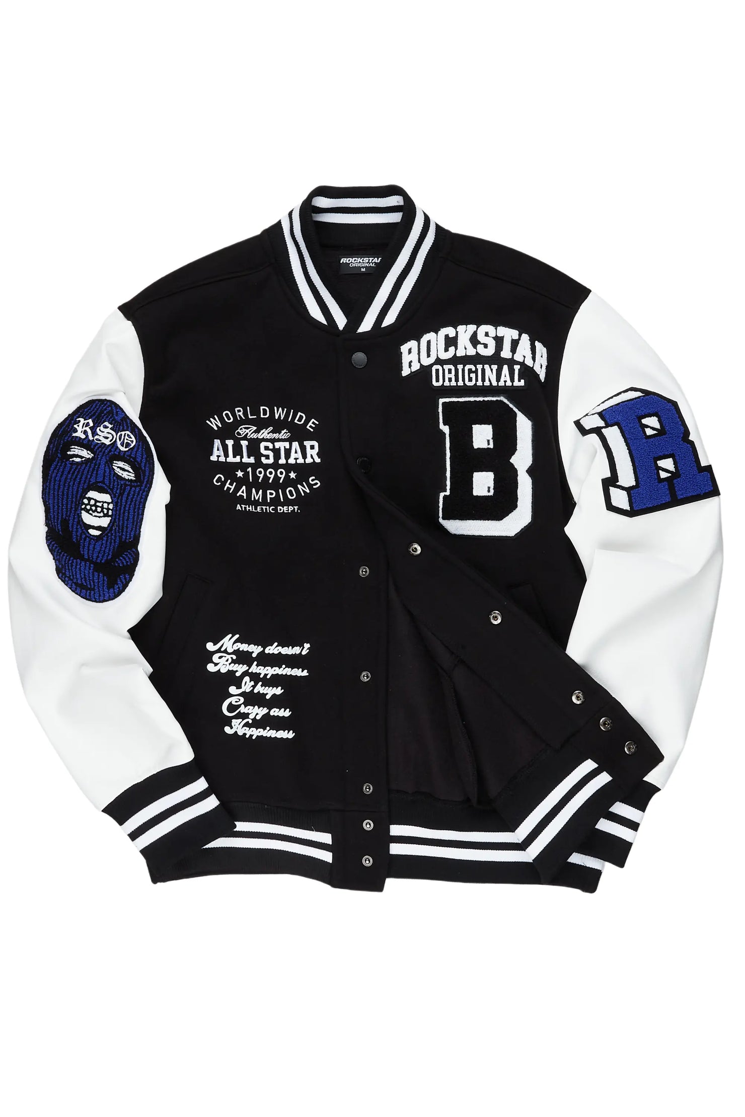 Himiko Black Varsity Jacket