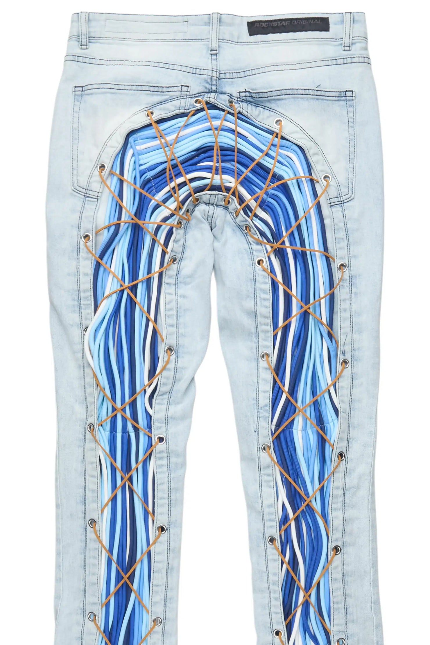 Otto Light Blue Stacked Flare Jean