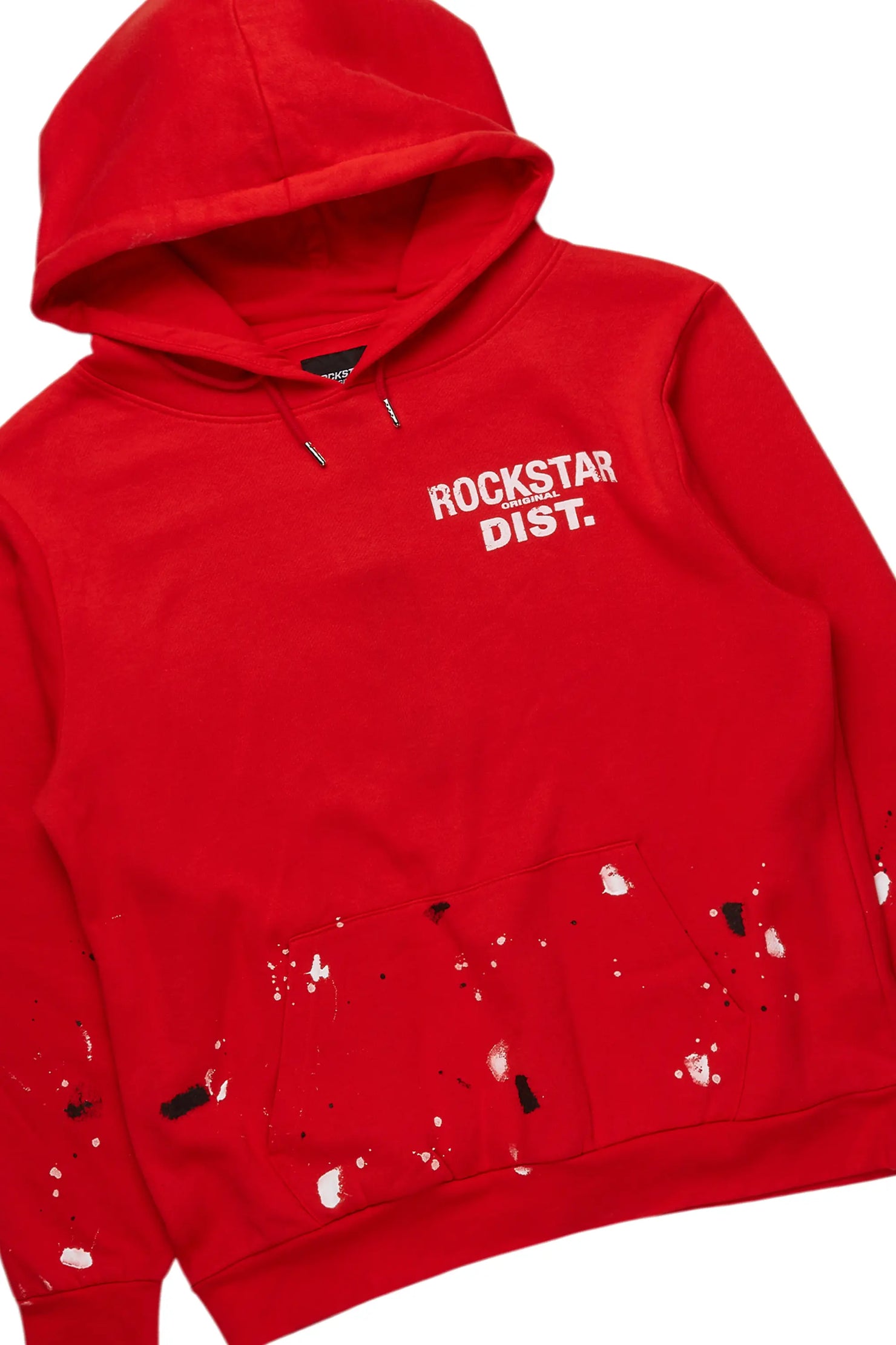 Jaco Red Hoodie Baggy Fit Pant Track Set