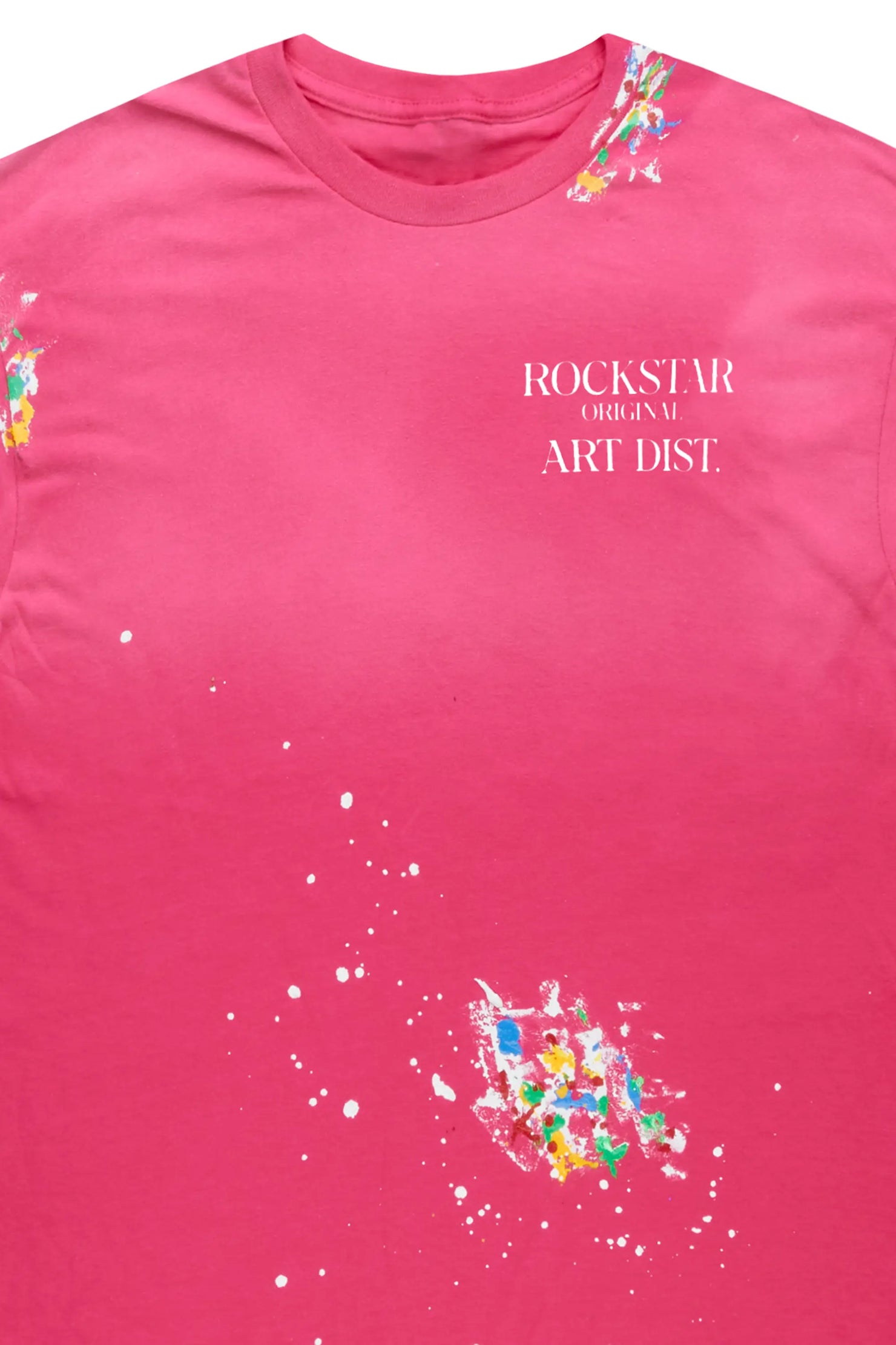 Palmer Pink/White Graphic T-Shirt