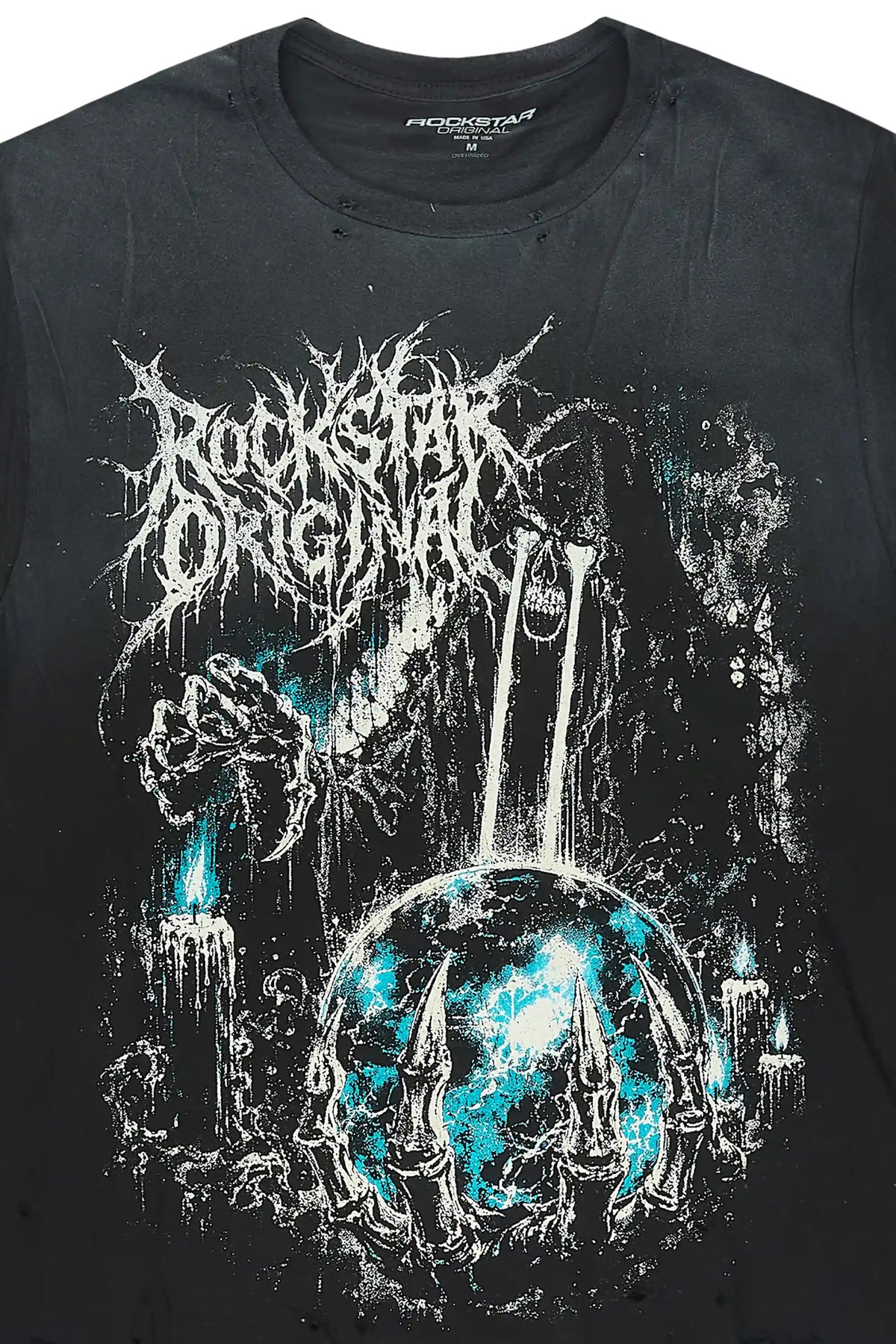 Rourke Black Oversized Graphic T-Shirt