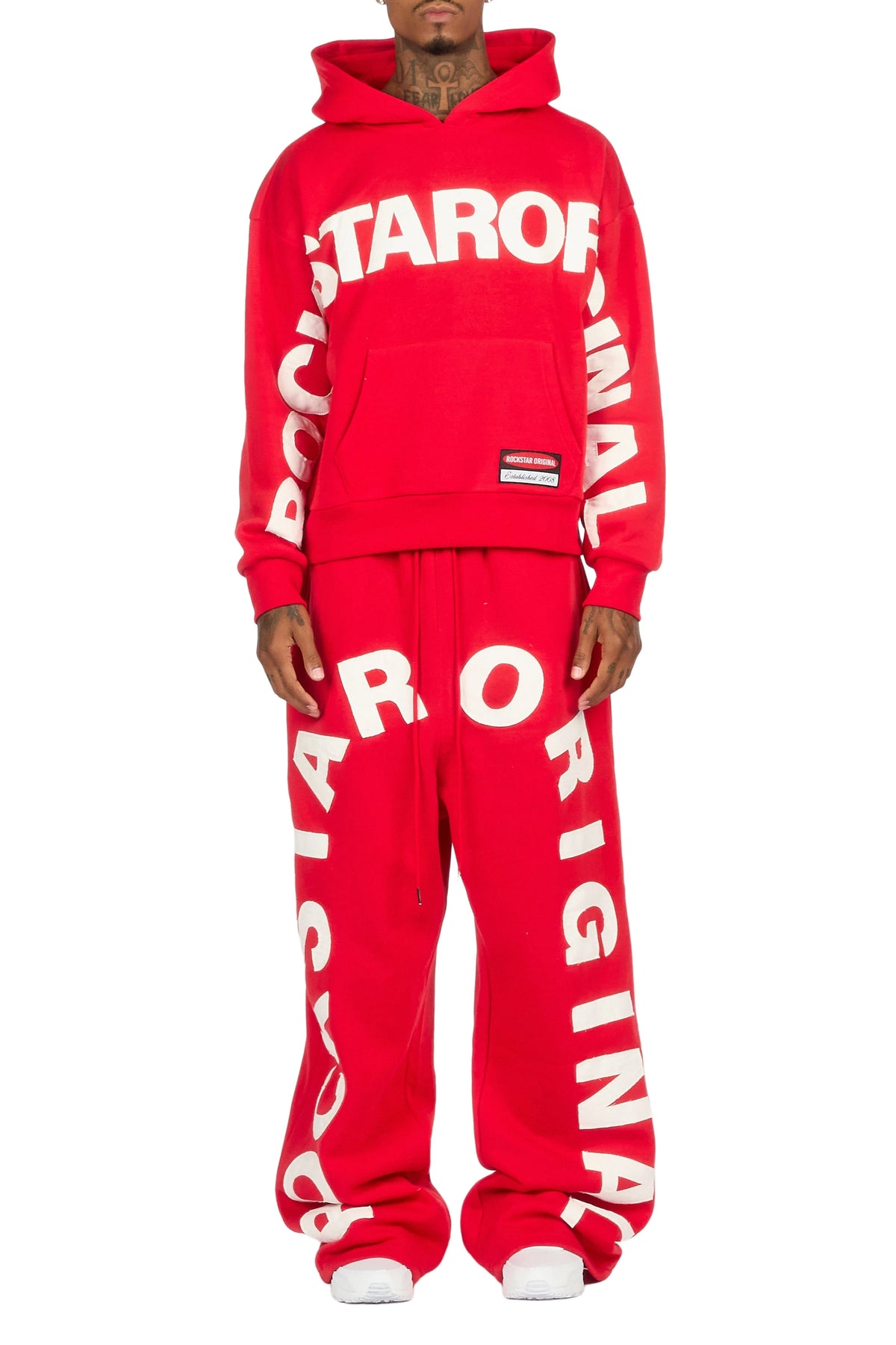 Kirin Red Hoodie/Baggy Pant Track Set
