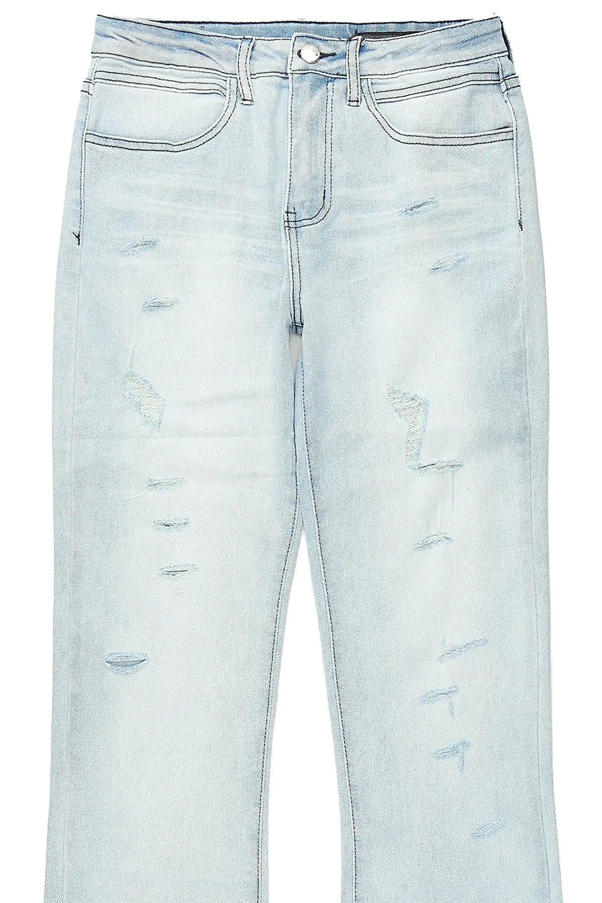 Boys Stellan Light Blue 2.0 Stacked Flare Jean