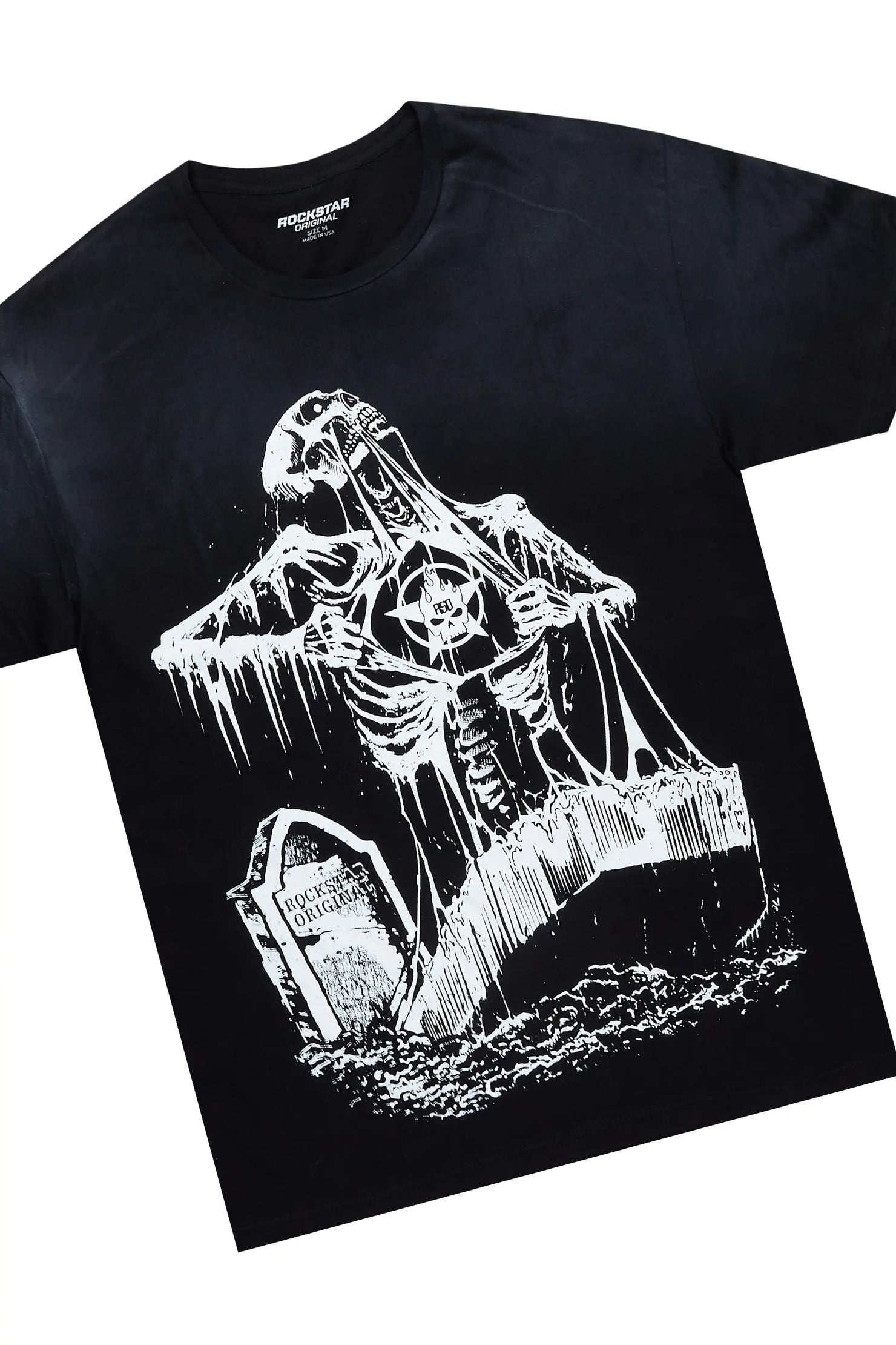 Brookwood Black T-Shirt/Stacked Flare Jean Set