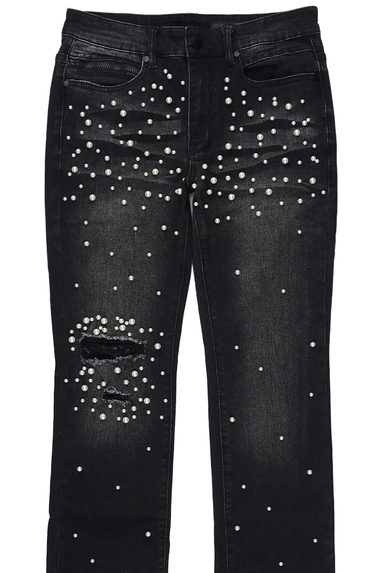 Lennux Black Pearl Stacked Fit Jean