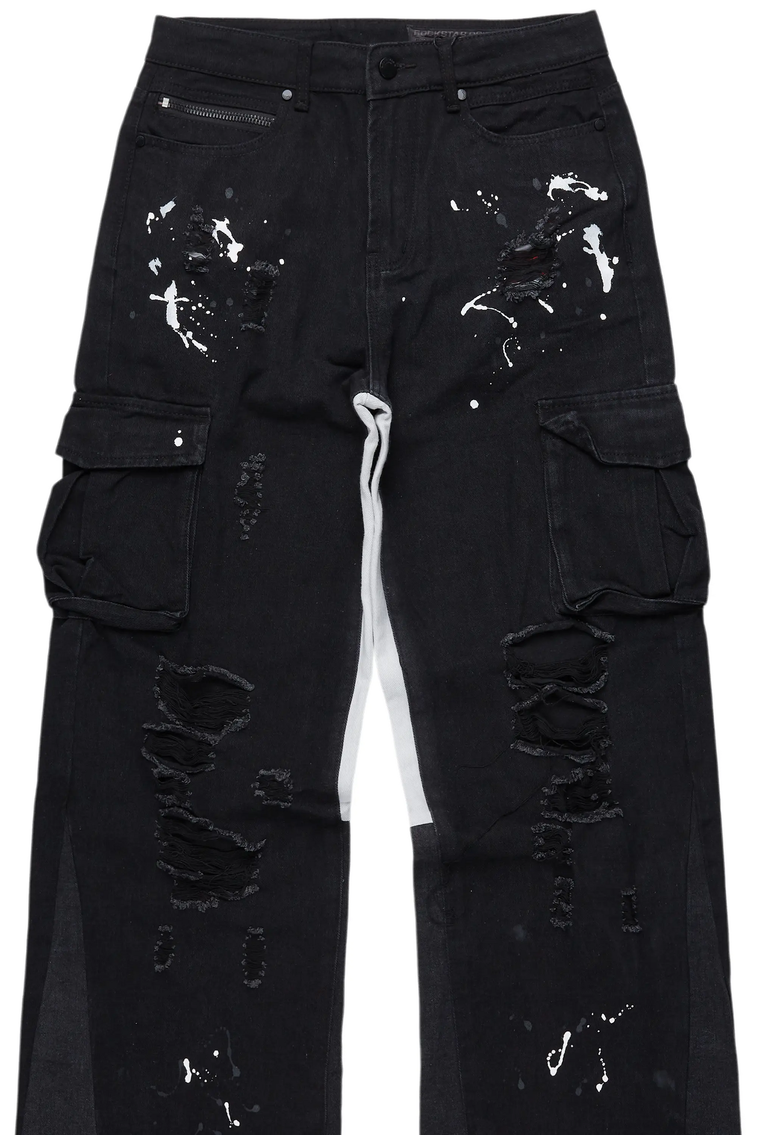 Dubaku Black Baggy Fit Jean