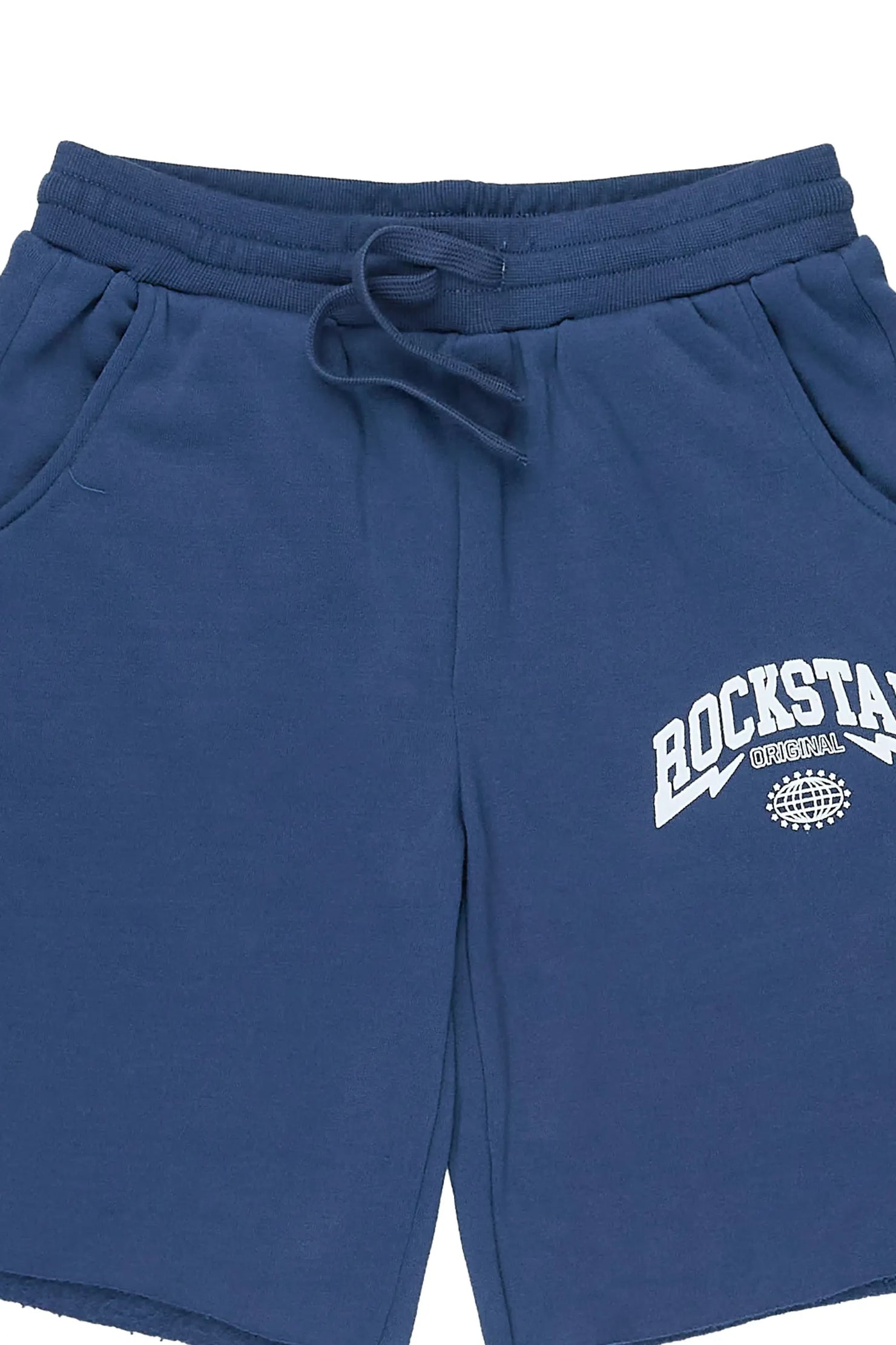 Boys Stori Navy Fleece Short