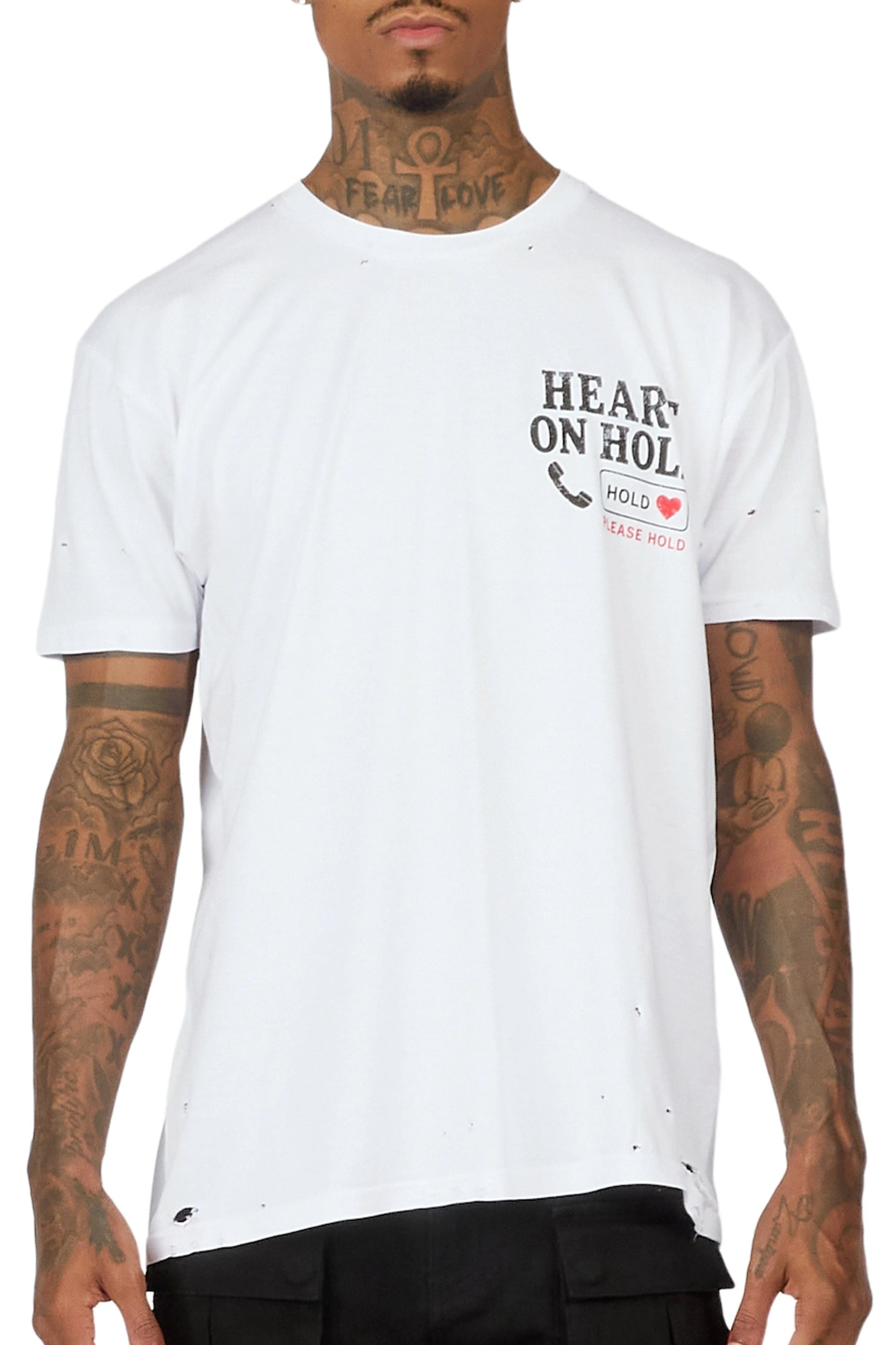 Kaizen White Oversized Graphic T-Shirt