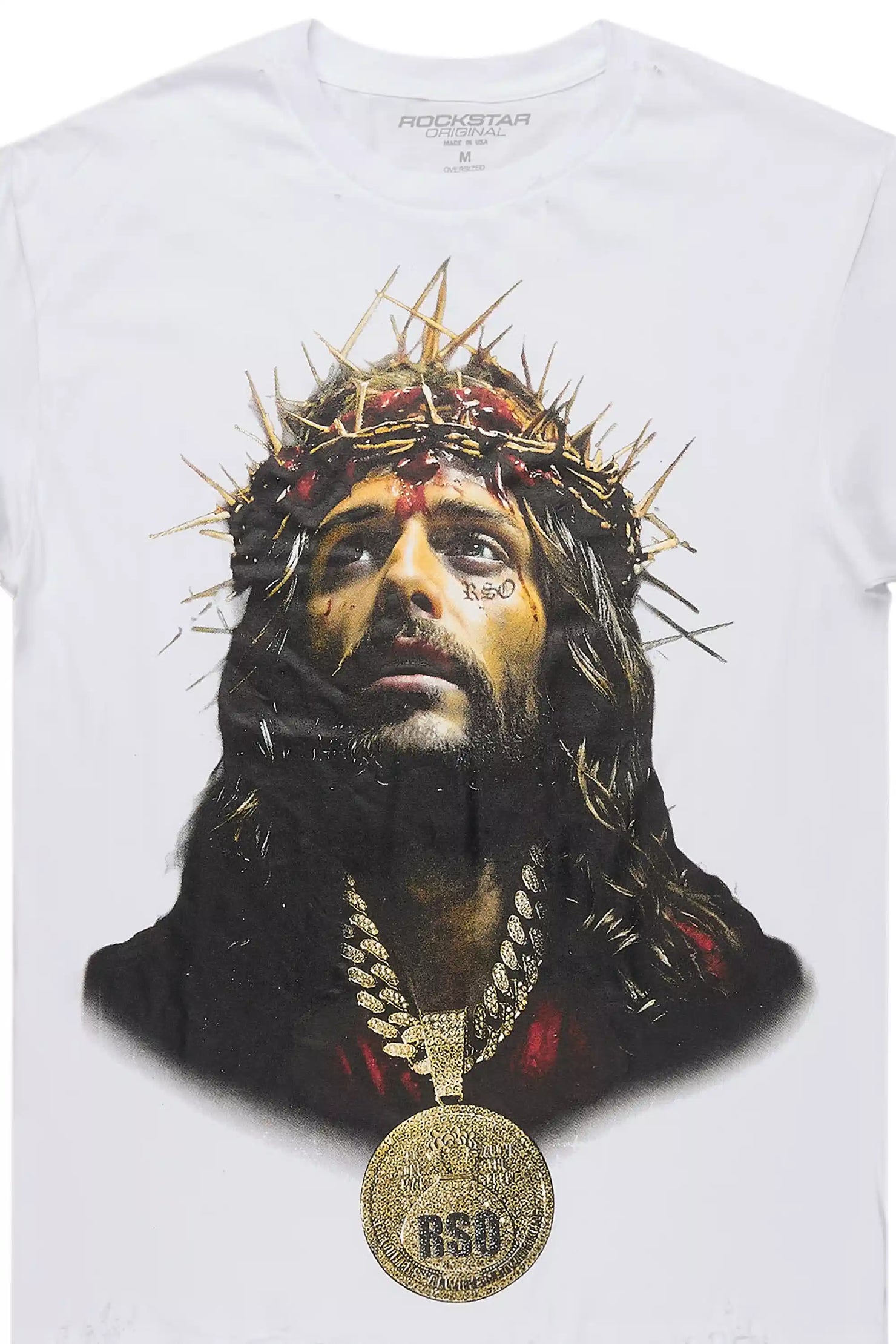 Rongela White Oversized T-Shirt