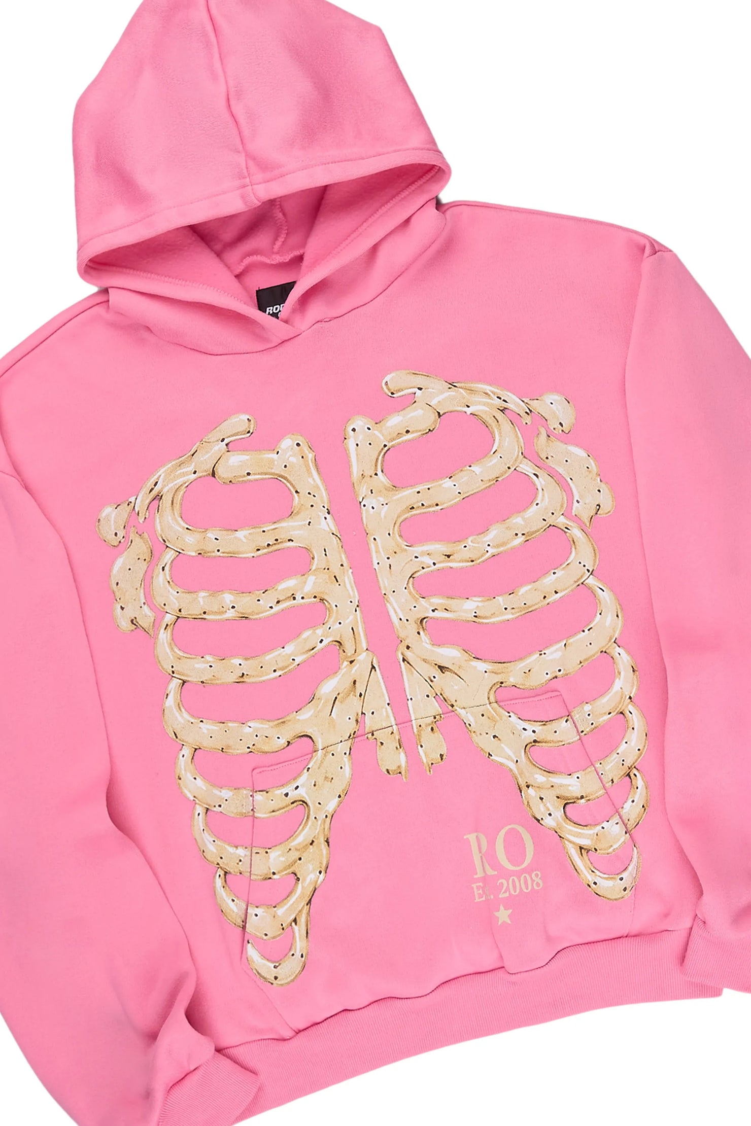Girls Myrev Toddler Bubblegum Stacked Hoodie Track Set