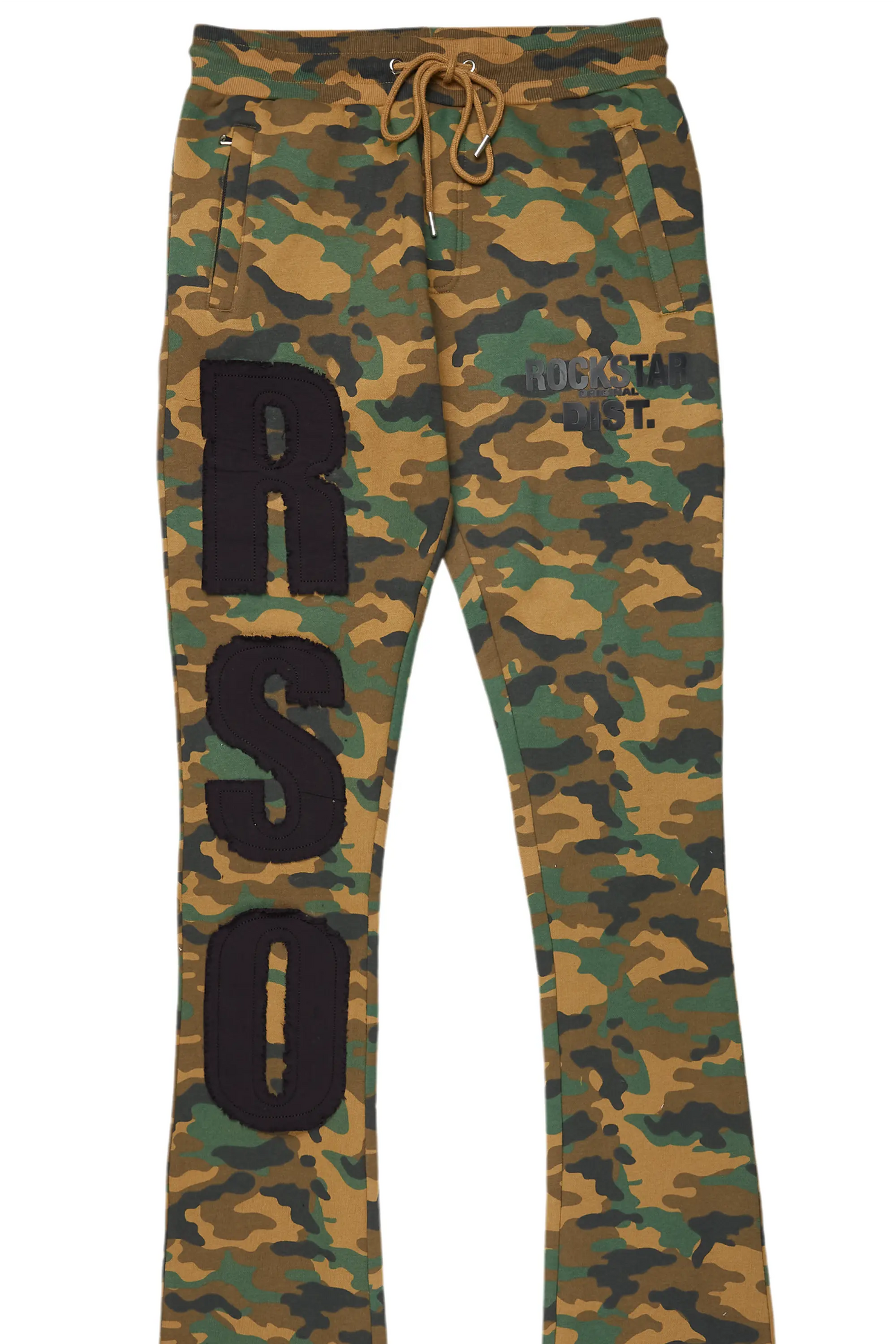 Bansi Faded Camo Super Stacked Trackpant