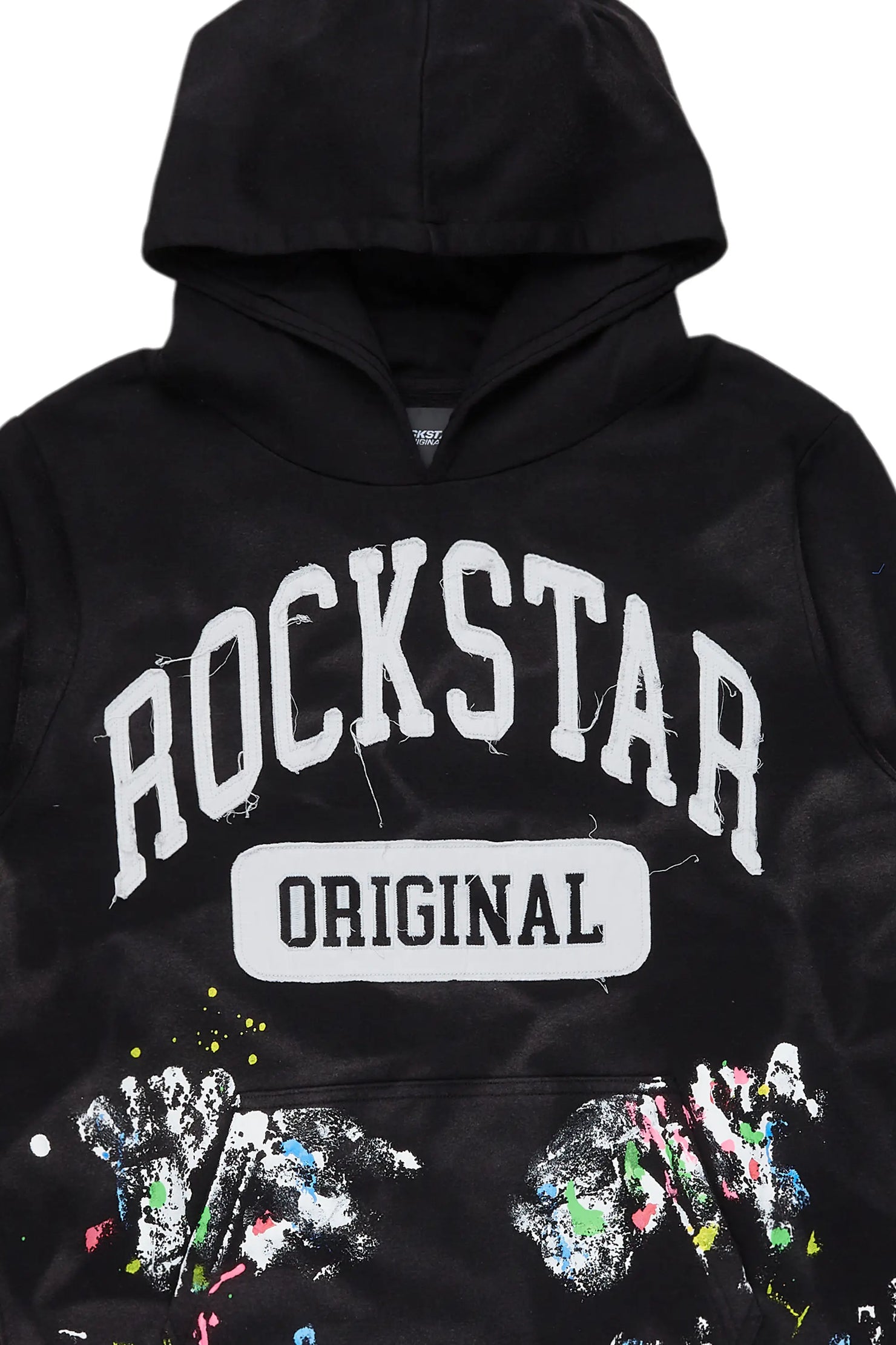 Balta Black Graphic Painter Hoodie