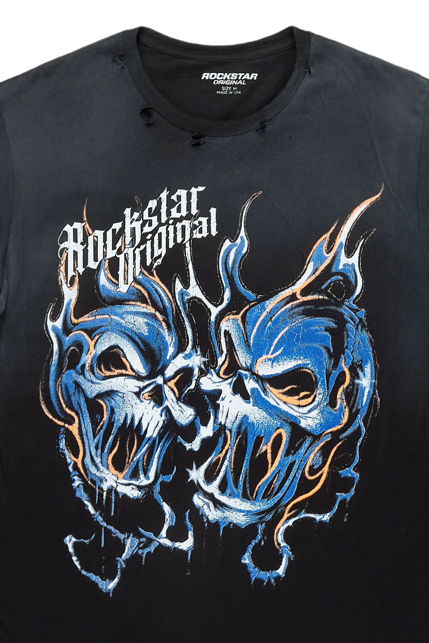 Texastea Black Graphic T-Shirt