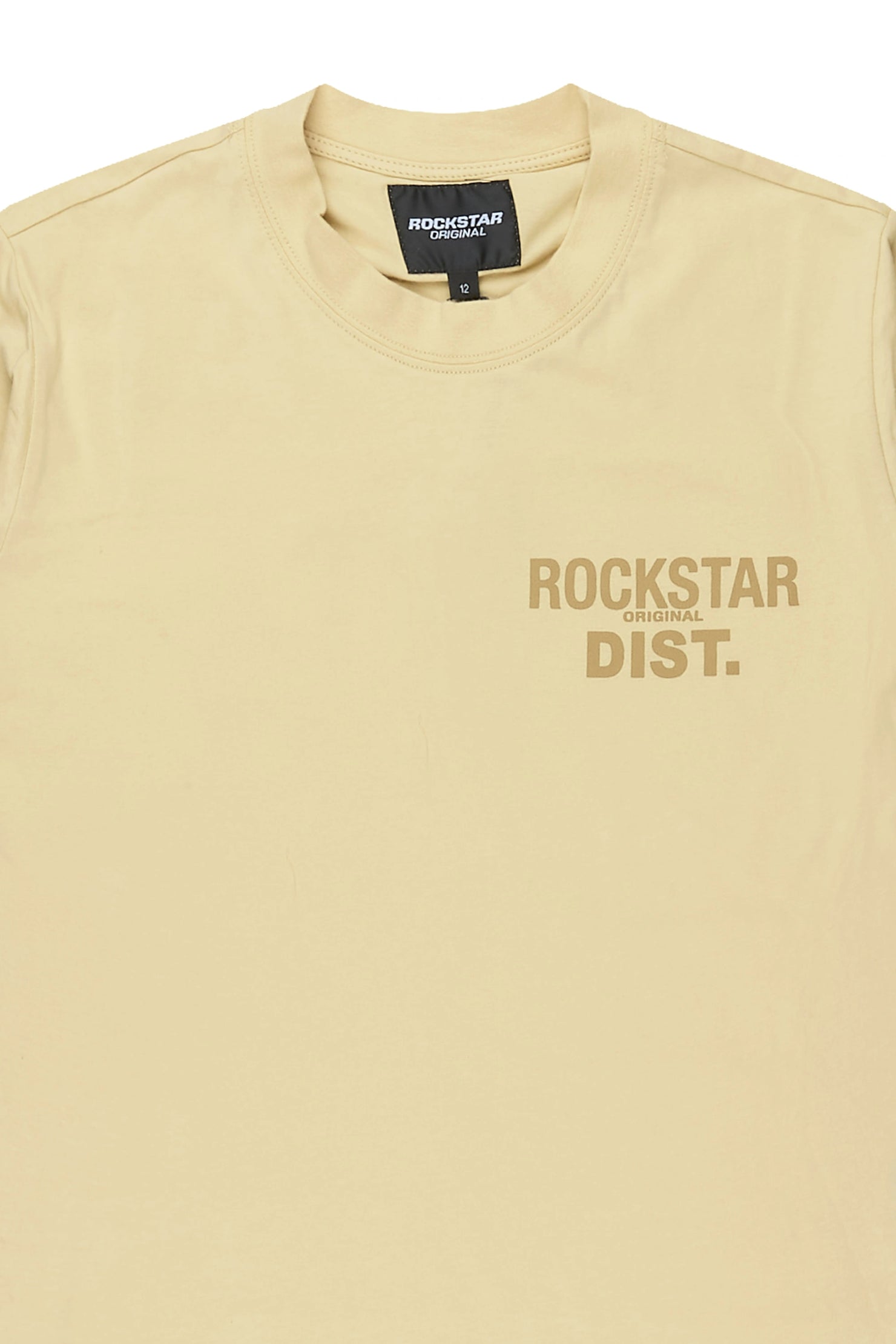 Boys Jolan Beige Boxy T-Shirt