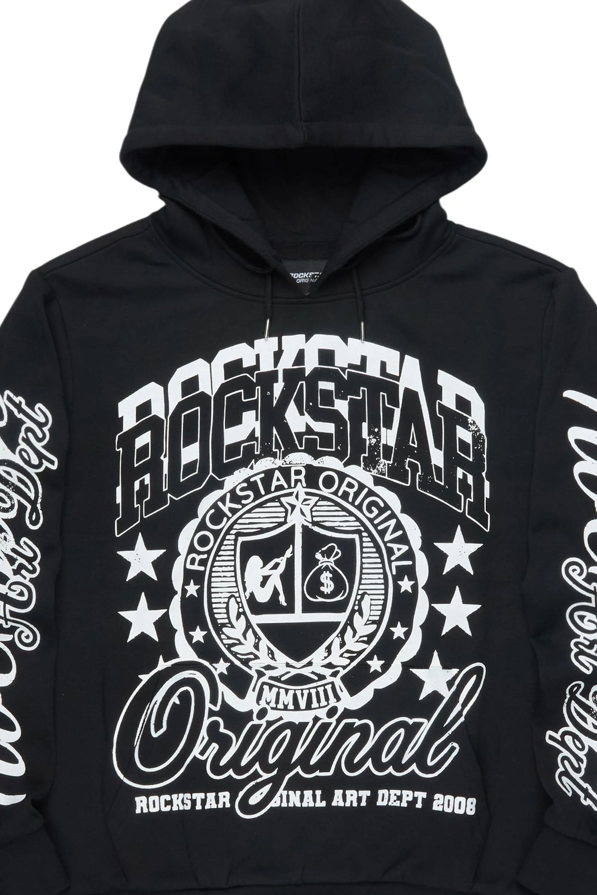 Blazon Black Graphic Hoodie