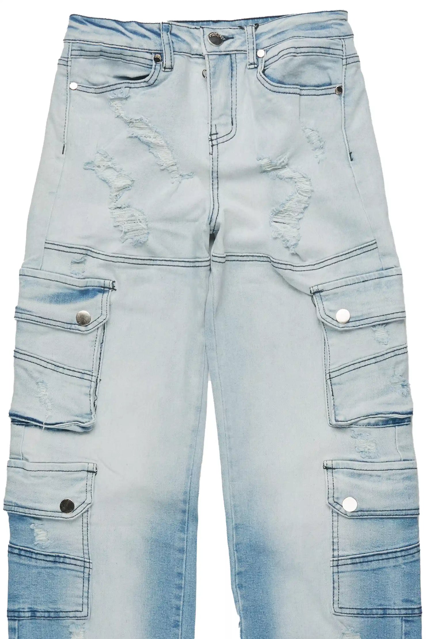 Boys Keylor Light Blue Baggy Fit Jean