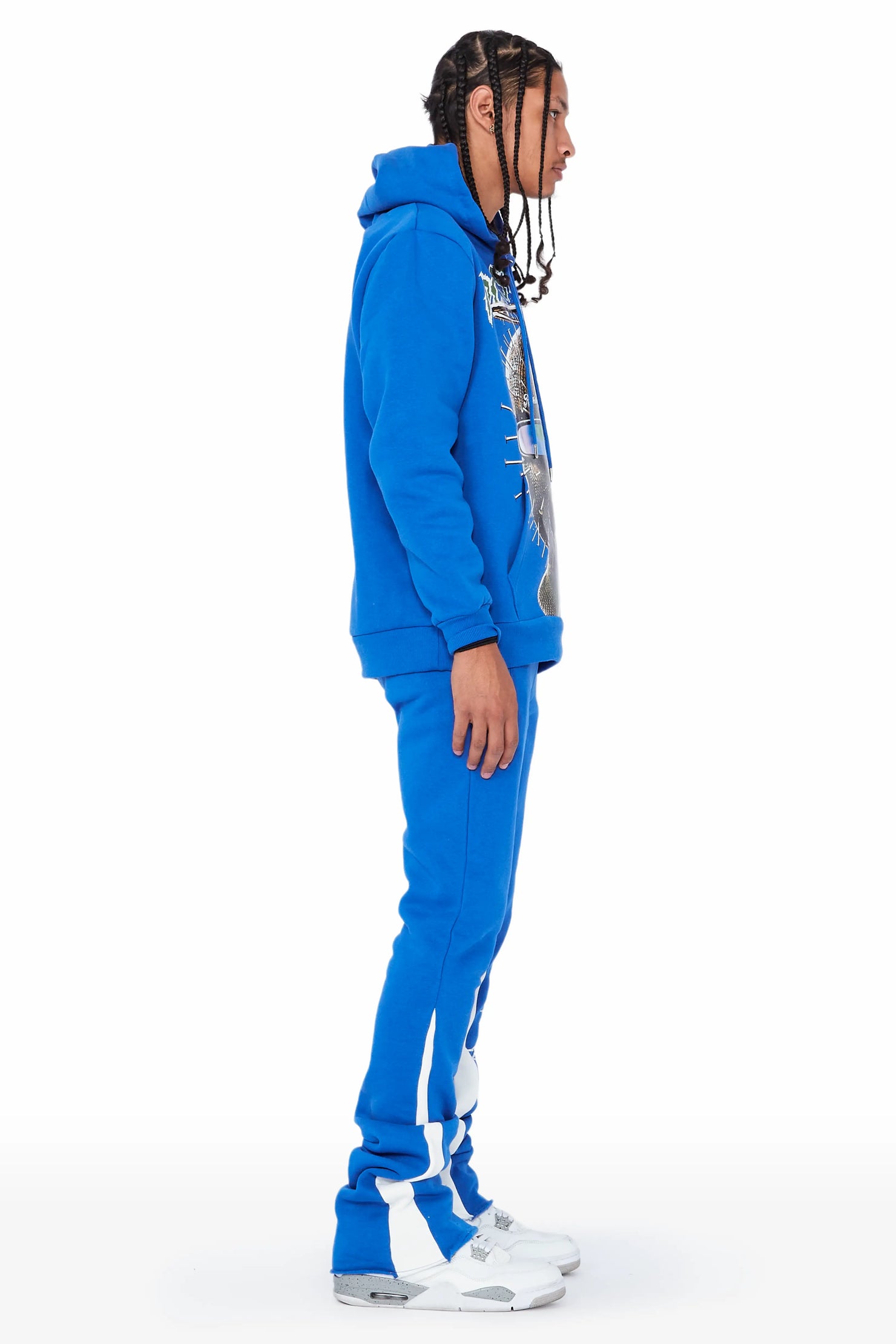 Deem Royal Blue Stacked Flare Track Set