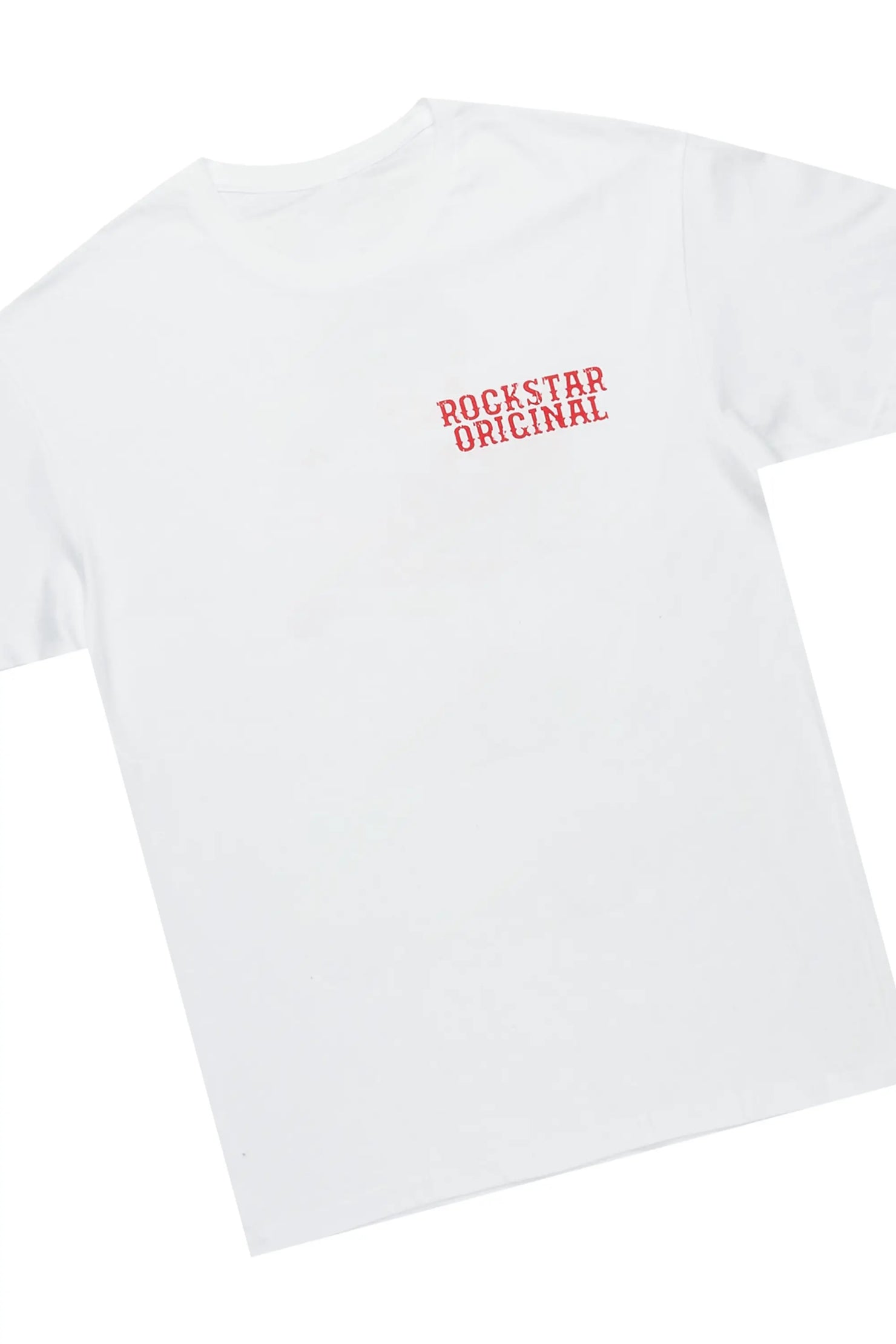 Posse White T-Shirt & Shake Beige Stacked Jean Bundle
