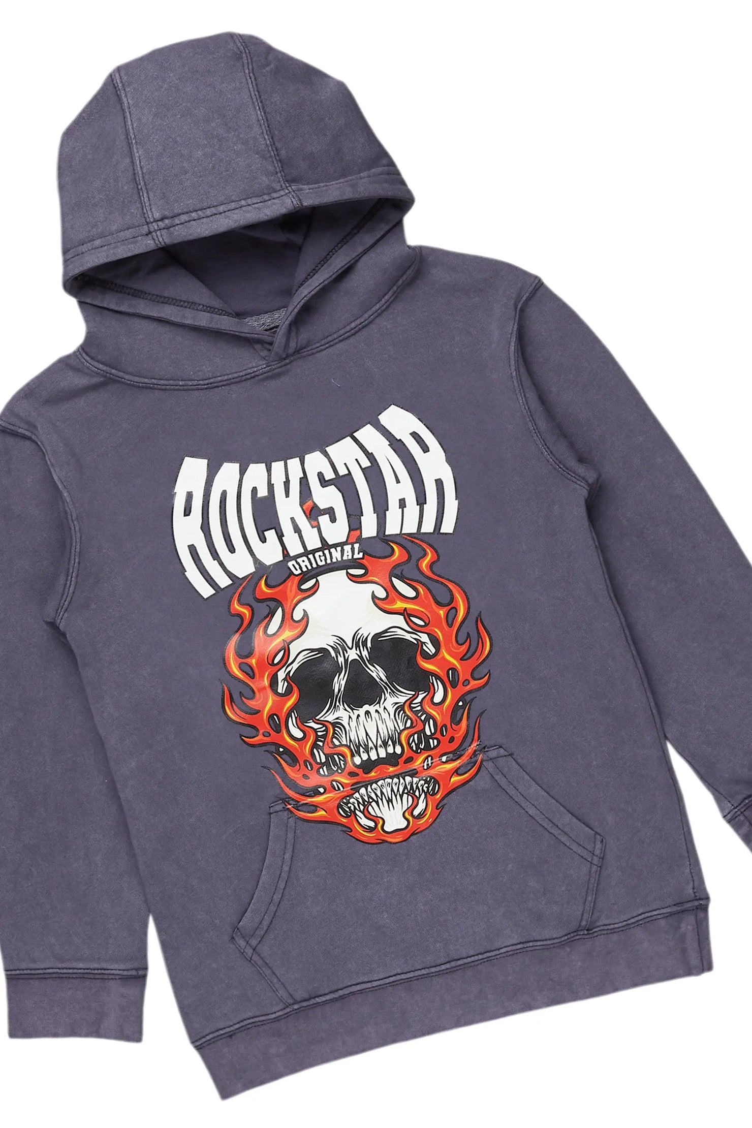 Boys Alarie Vintage Navy Hoodie/Slim Fit Jean Set