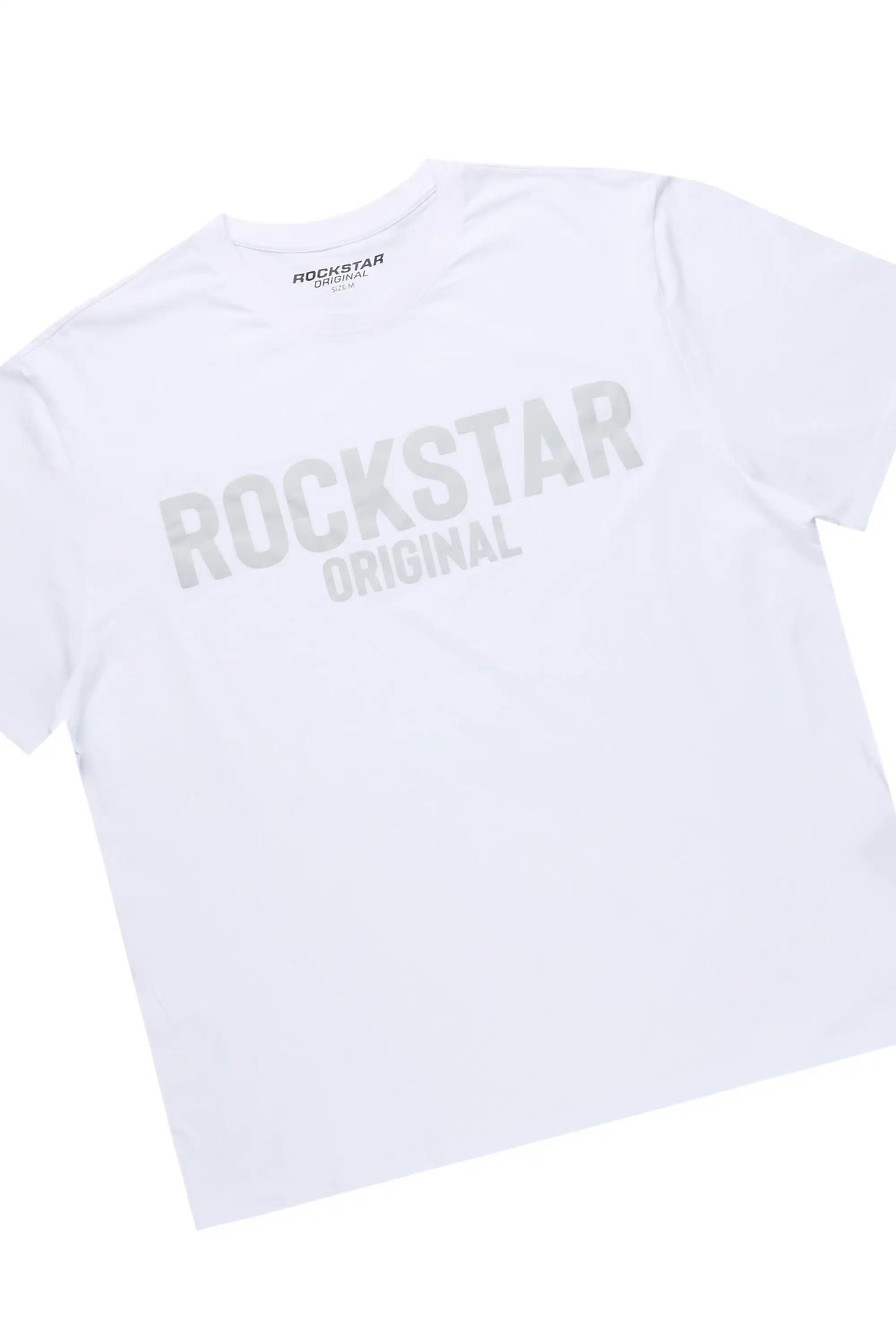 Sabrina White/Grey T-Shirt Short Set