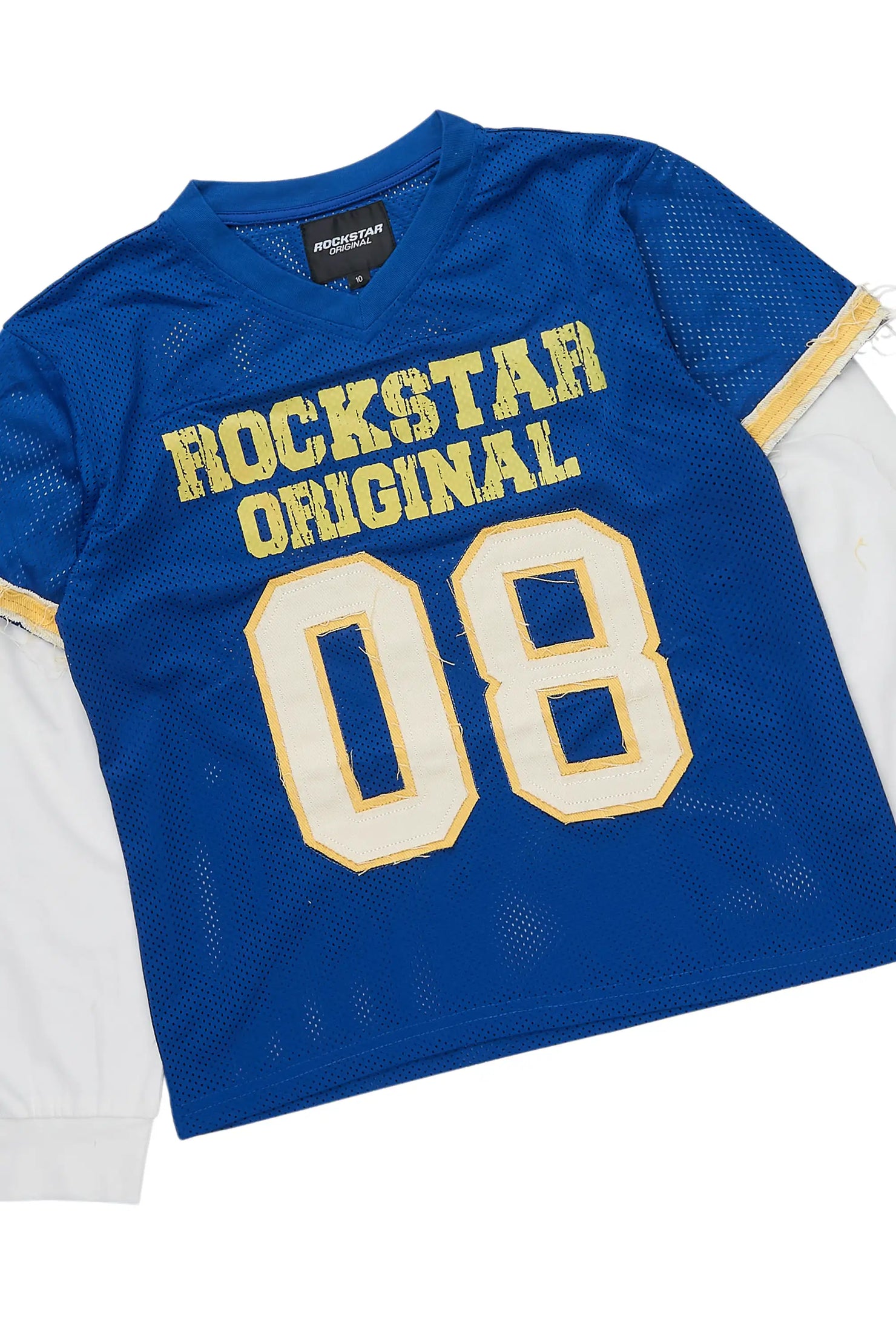 Boys Deston Royal Double Layer T-Shirt/Baggy Pant Set