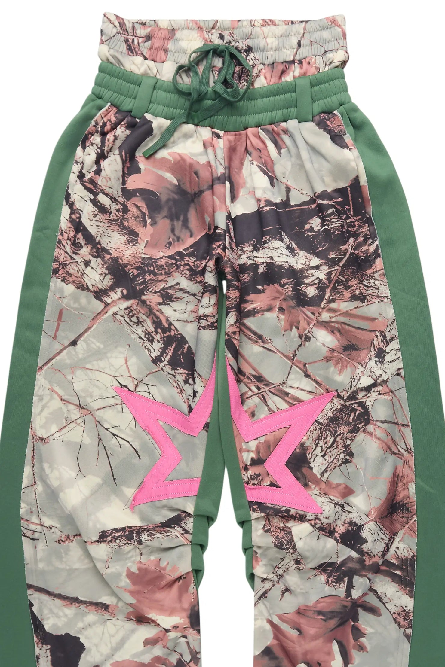Canaan Tree Camo Double Waisted Baggy Track Pant