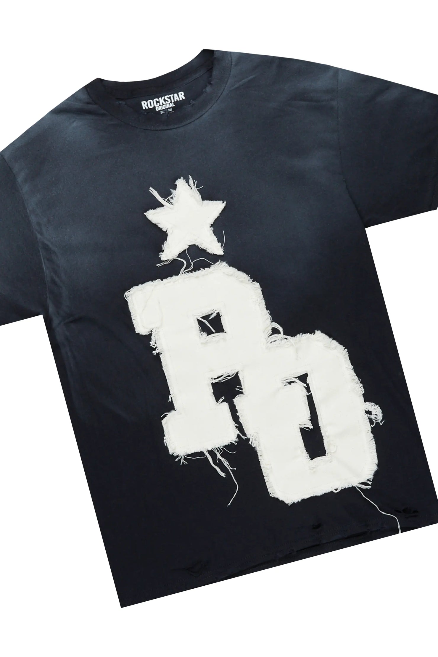 Edwald Black T-Shirt/Stacked Flare Track Set