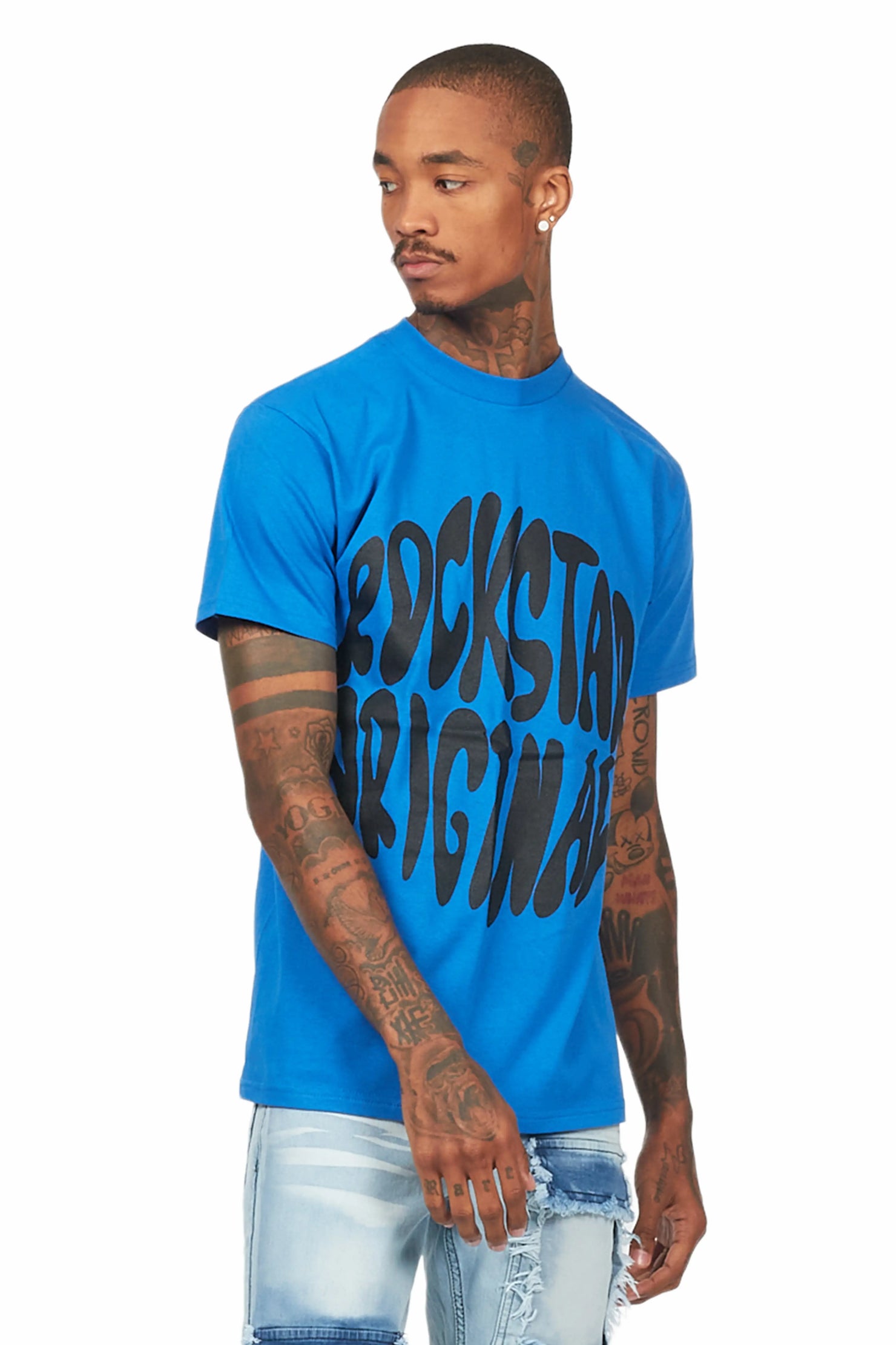 Thierry Royal Blue Graphic T-Shirt