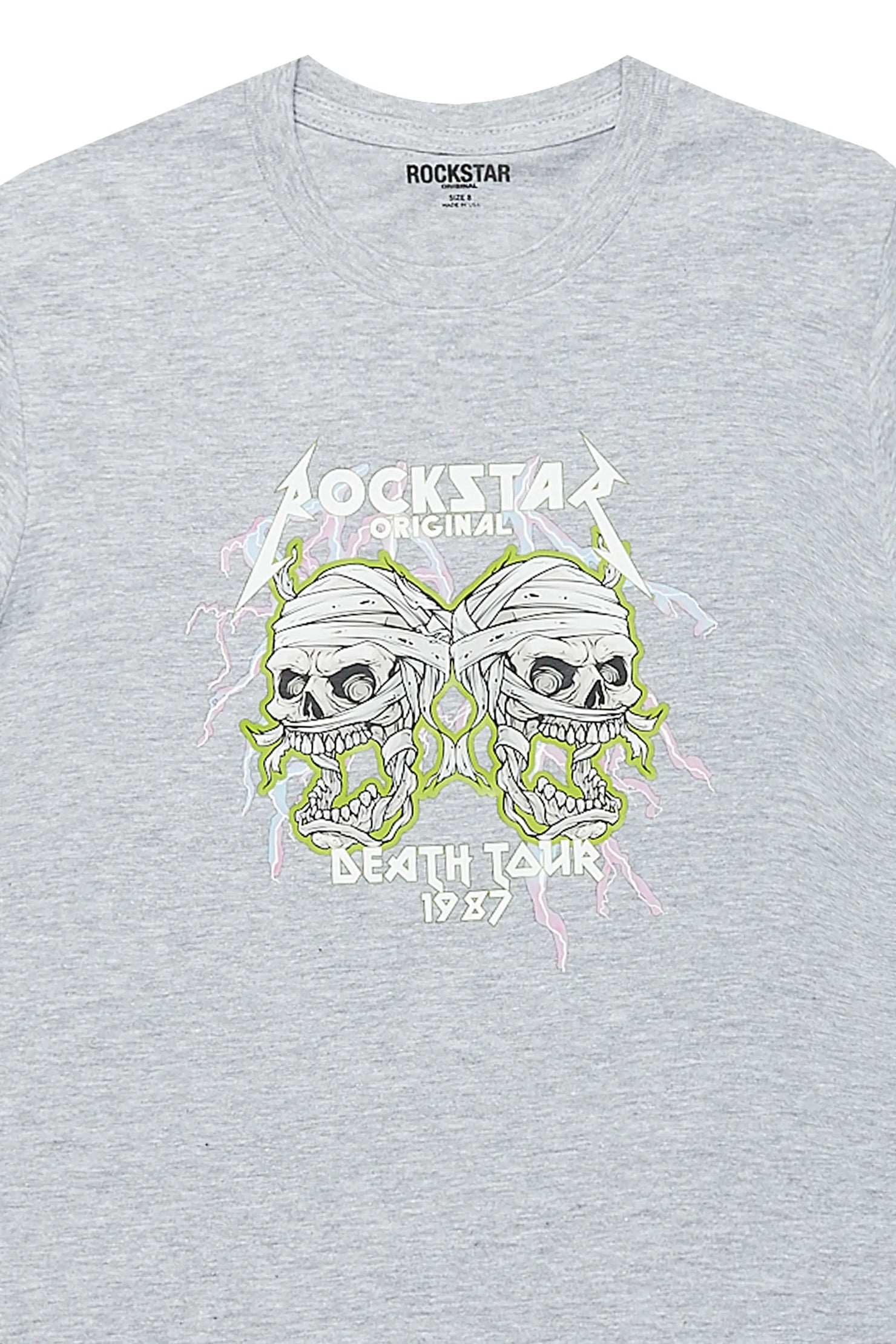 Boys Wilbur Grey Graphic T-Shirt