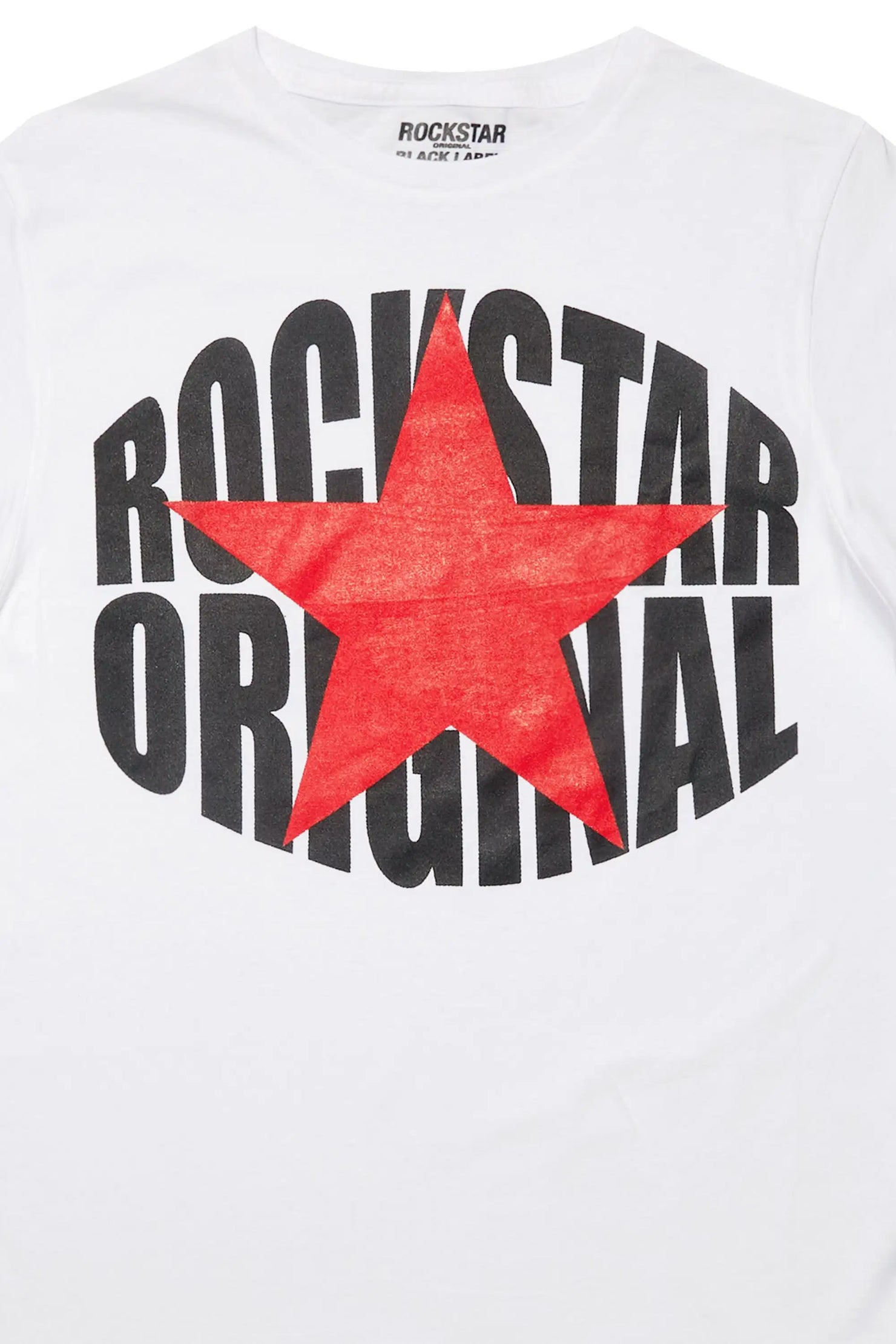 Boys Ezra 2.0 White/Red Graphic T-Shirt