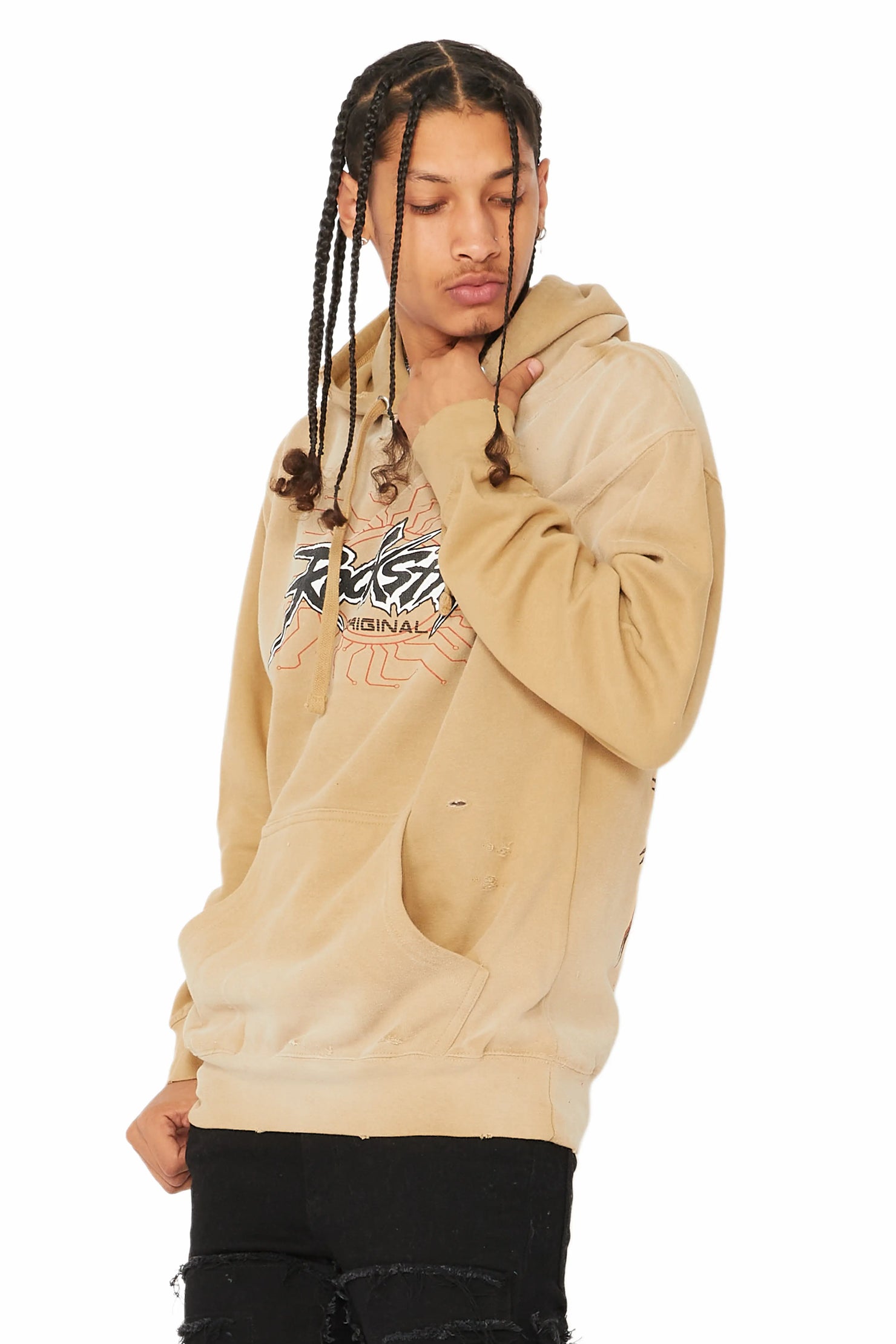 Race Sand Graphic Hoodie